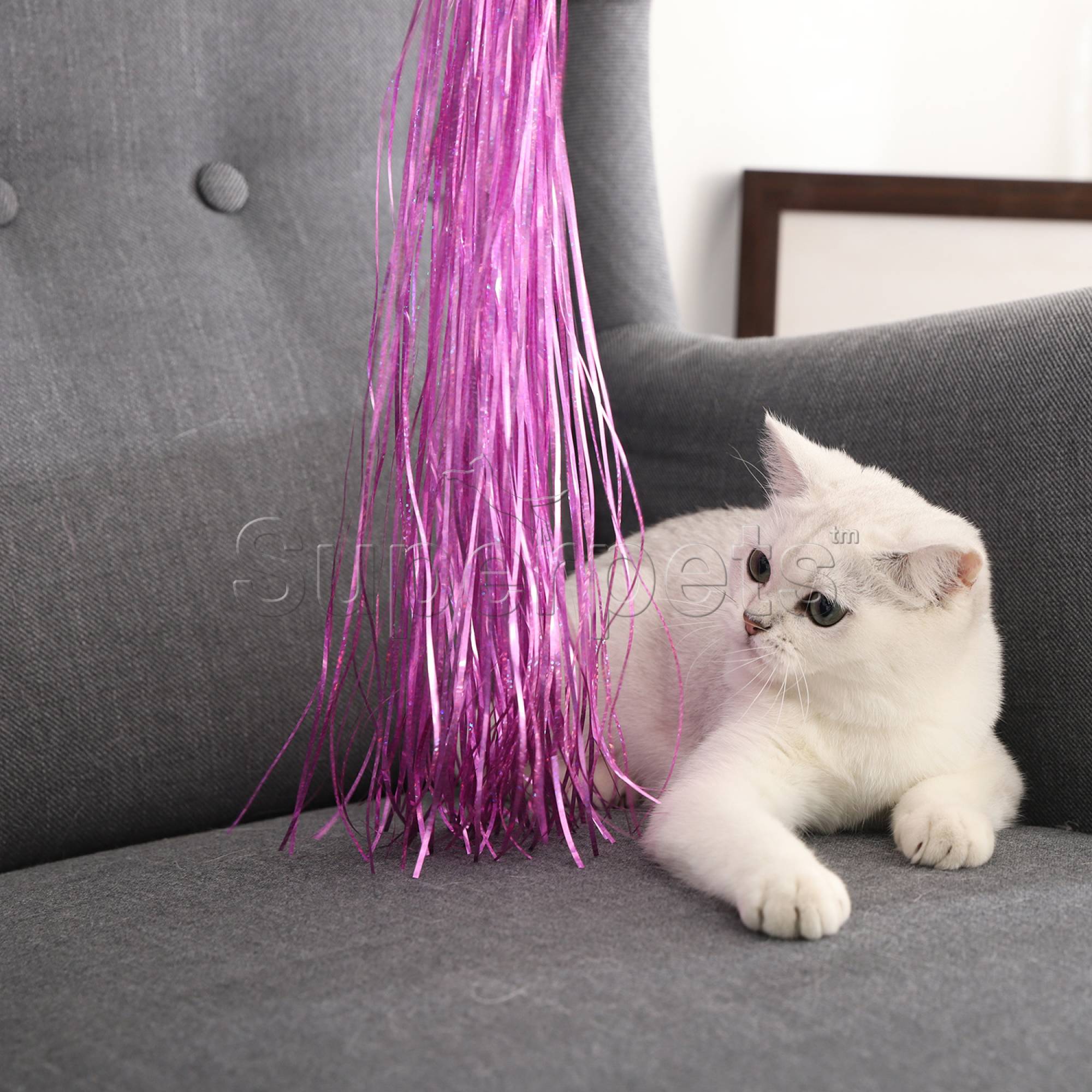 EPSP LJQ0073 Fairy Style Glitters Cat Stick Toy (Pink)