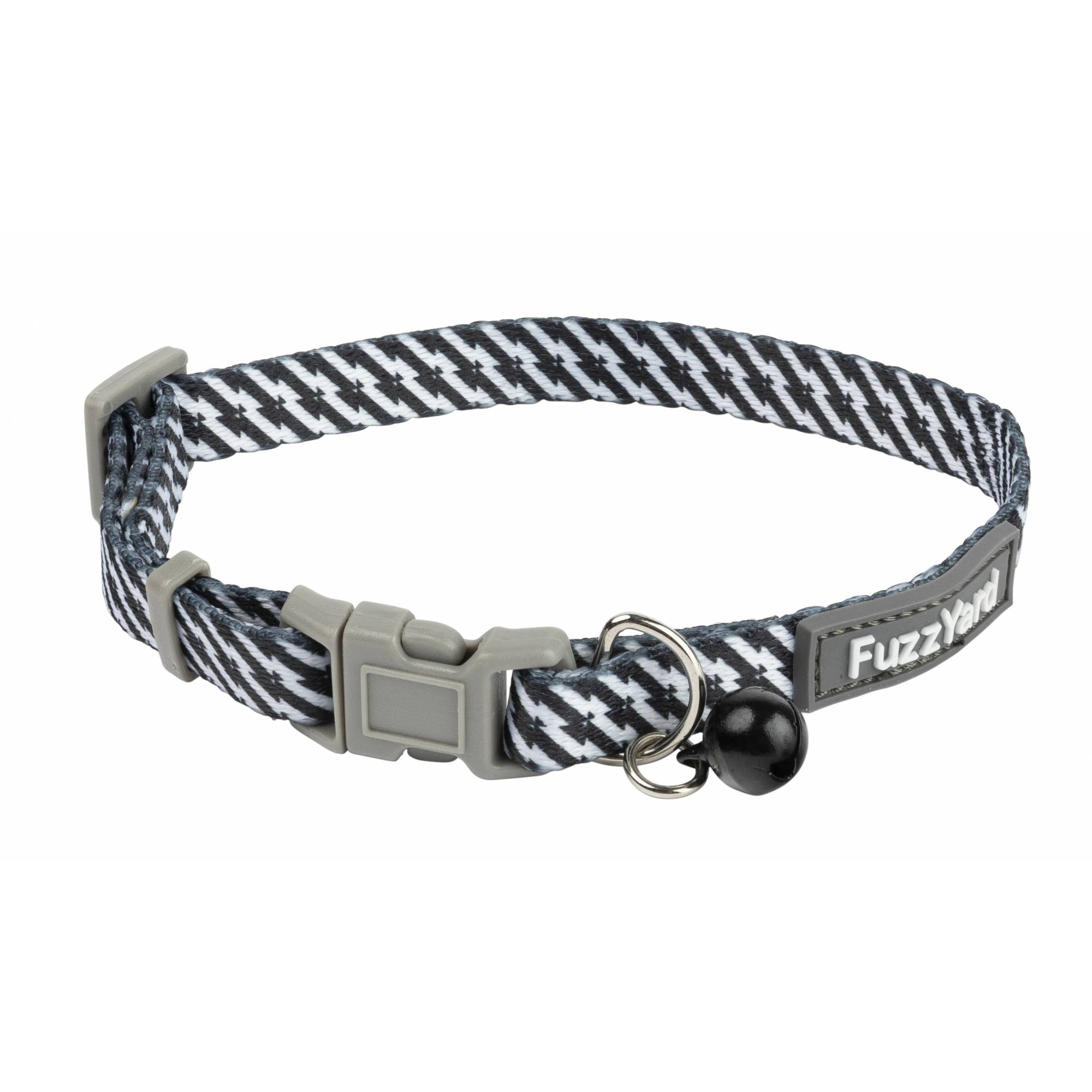 FuzzYard Cat Collar - Tabbytooth (Black/White) (FY47740)
