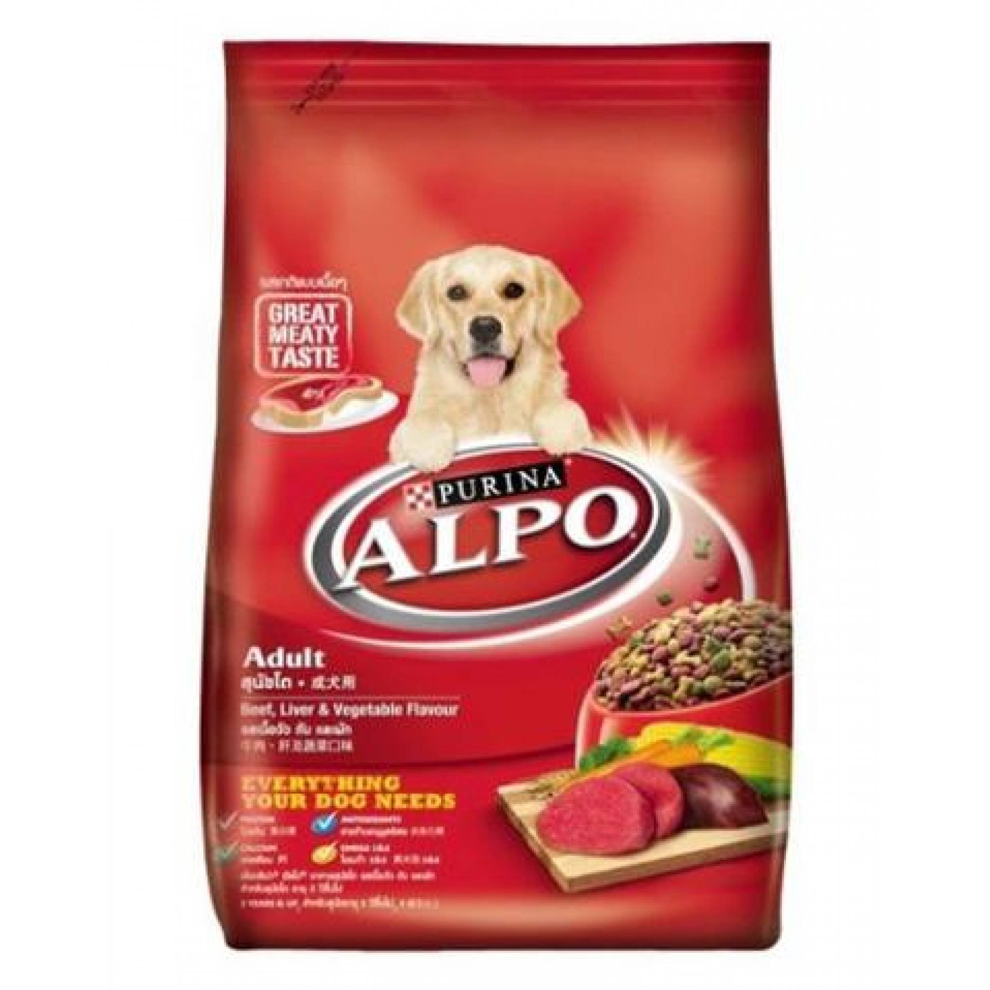 Alpo - Adult Beef, Liver & Vegetable Flavour 1.5kg