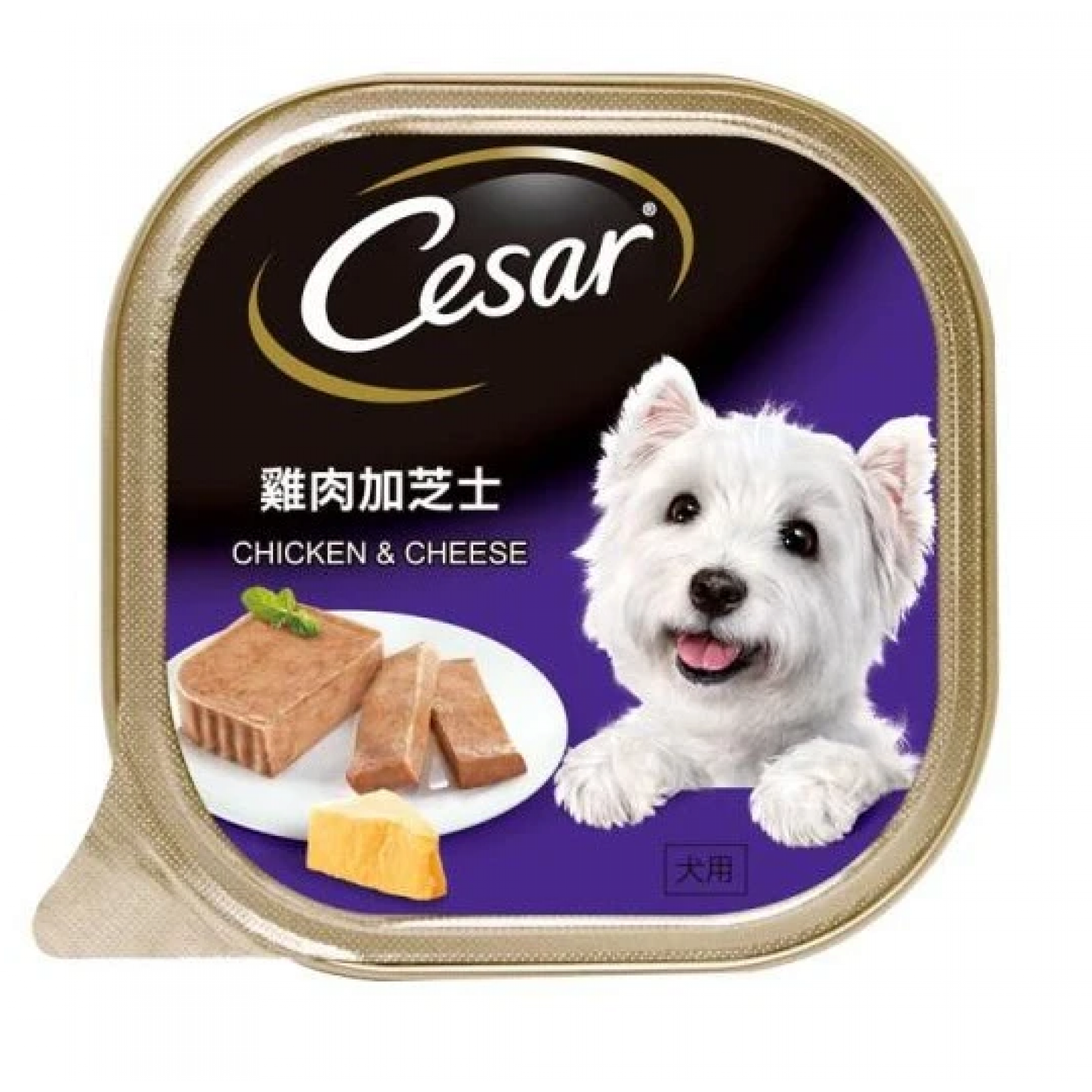Cesar - Chicken & Cheese Pate Dog Food 100g