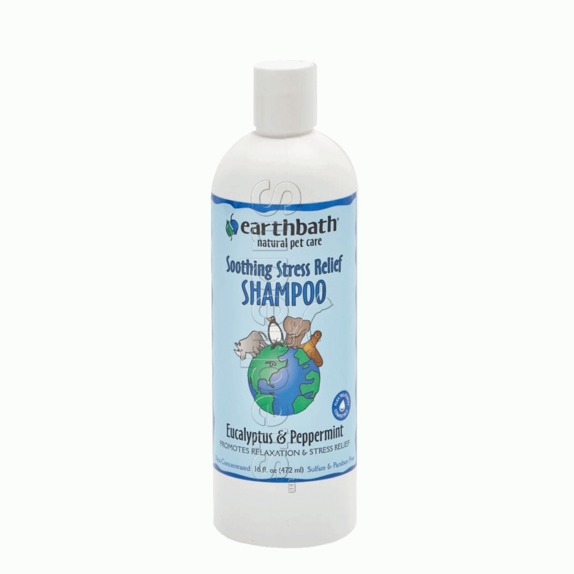 Earthbath EB006 Eucalyptus & Peppermint Shampoo 16oz (472ml)