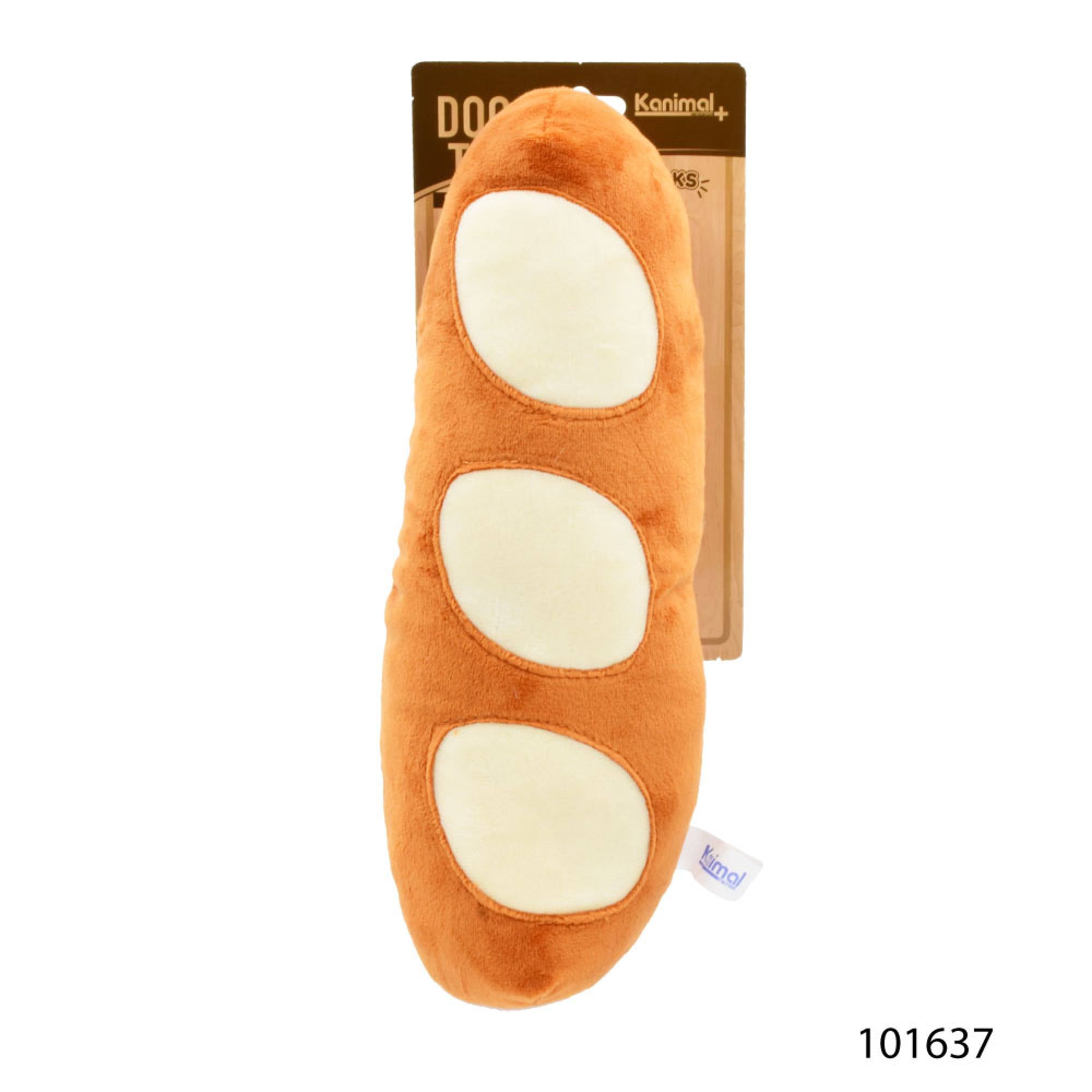 Kanimal - Dog Toy - French Baguette (Squeaky) Size L 24.5x8cm