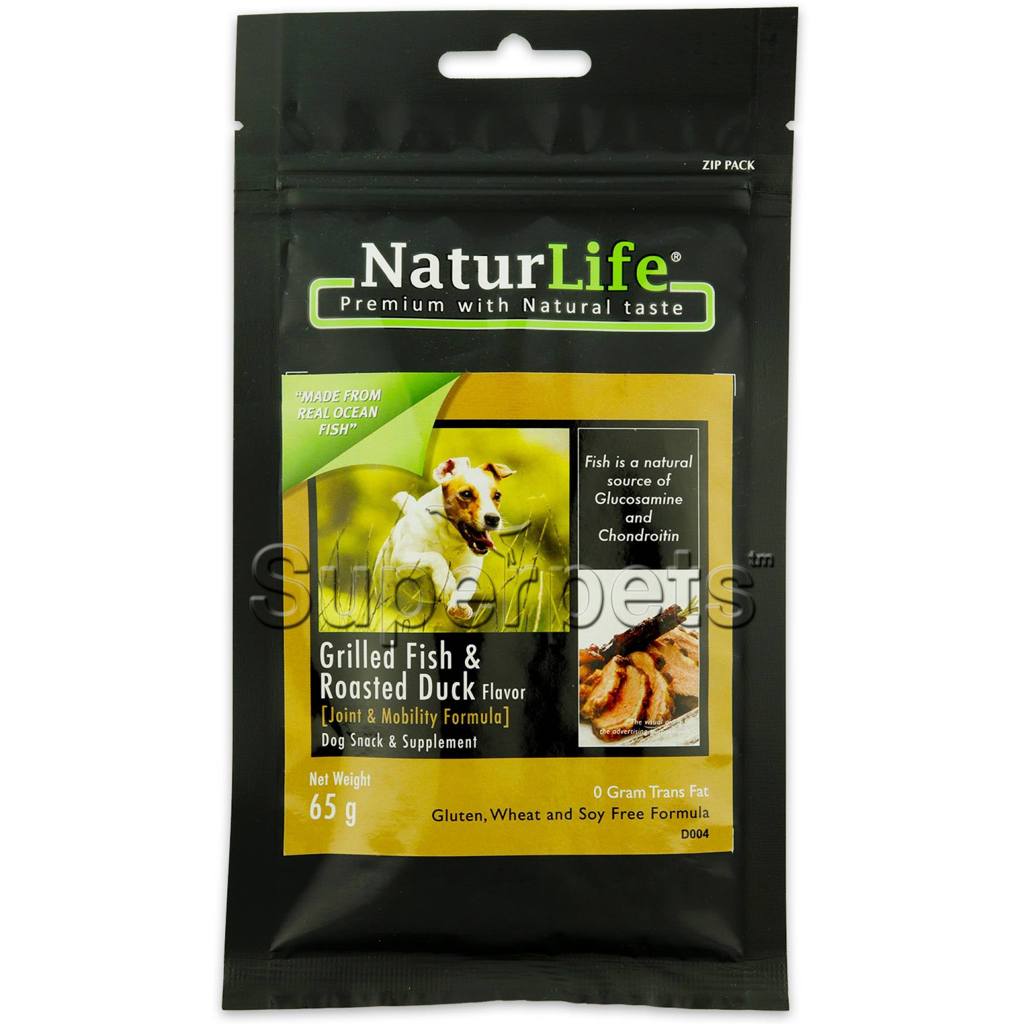 NaturLife Dog Treat - Grilled Fish & Roasted Duck Flavor 65g