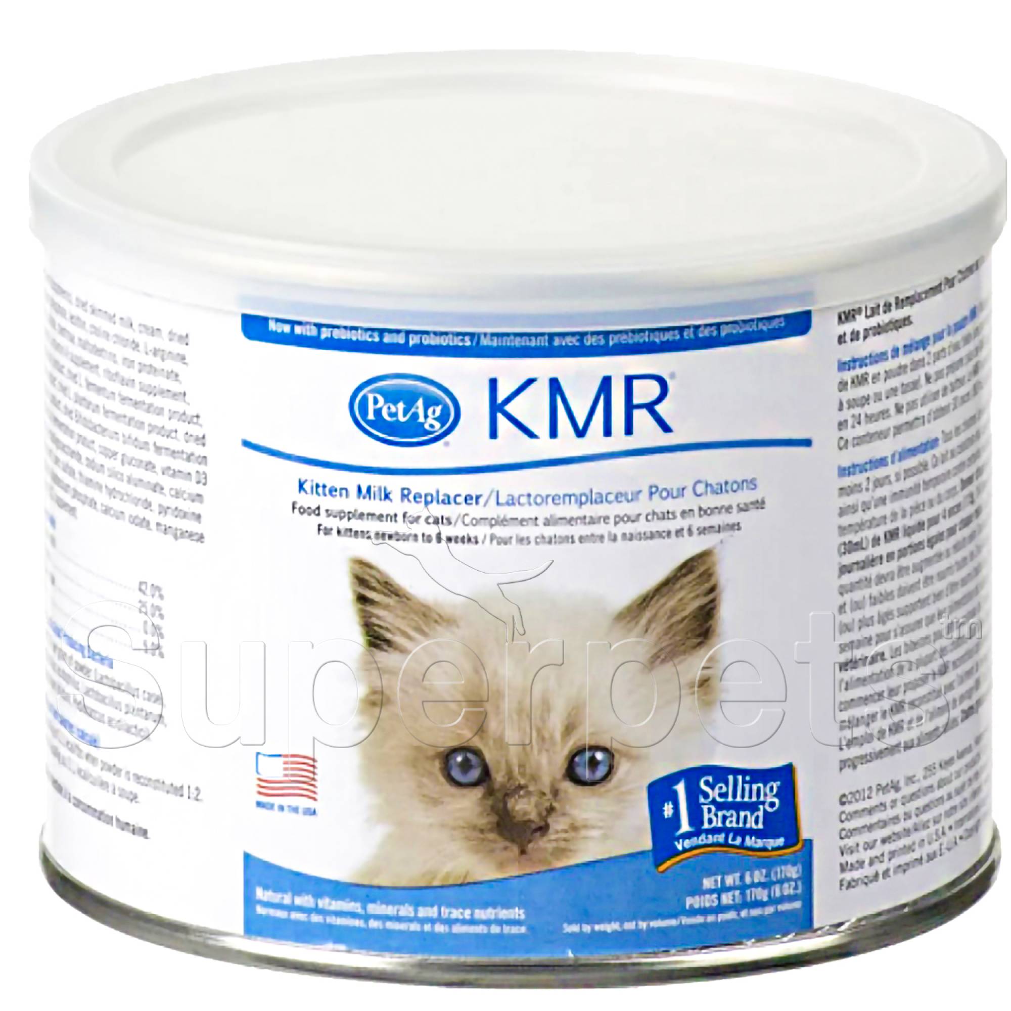 PetAg KMR Kitten Milk Replacer Powder 6oz (170g)