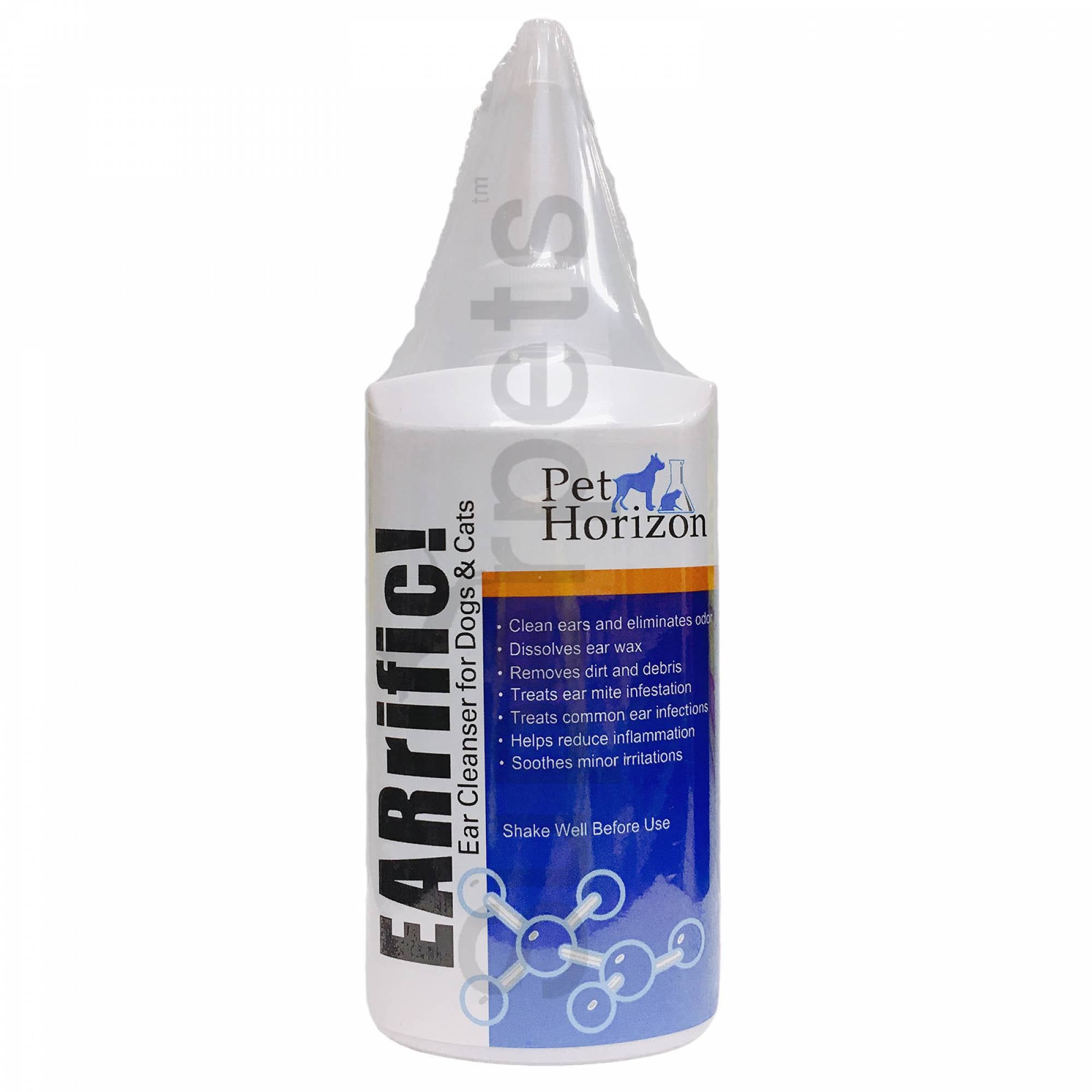 Pet Horizon EARrific! Ear Cleanser for Dogs & Cats 140ml