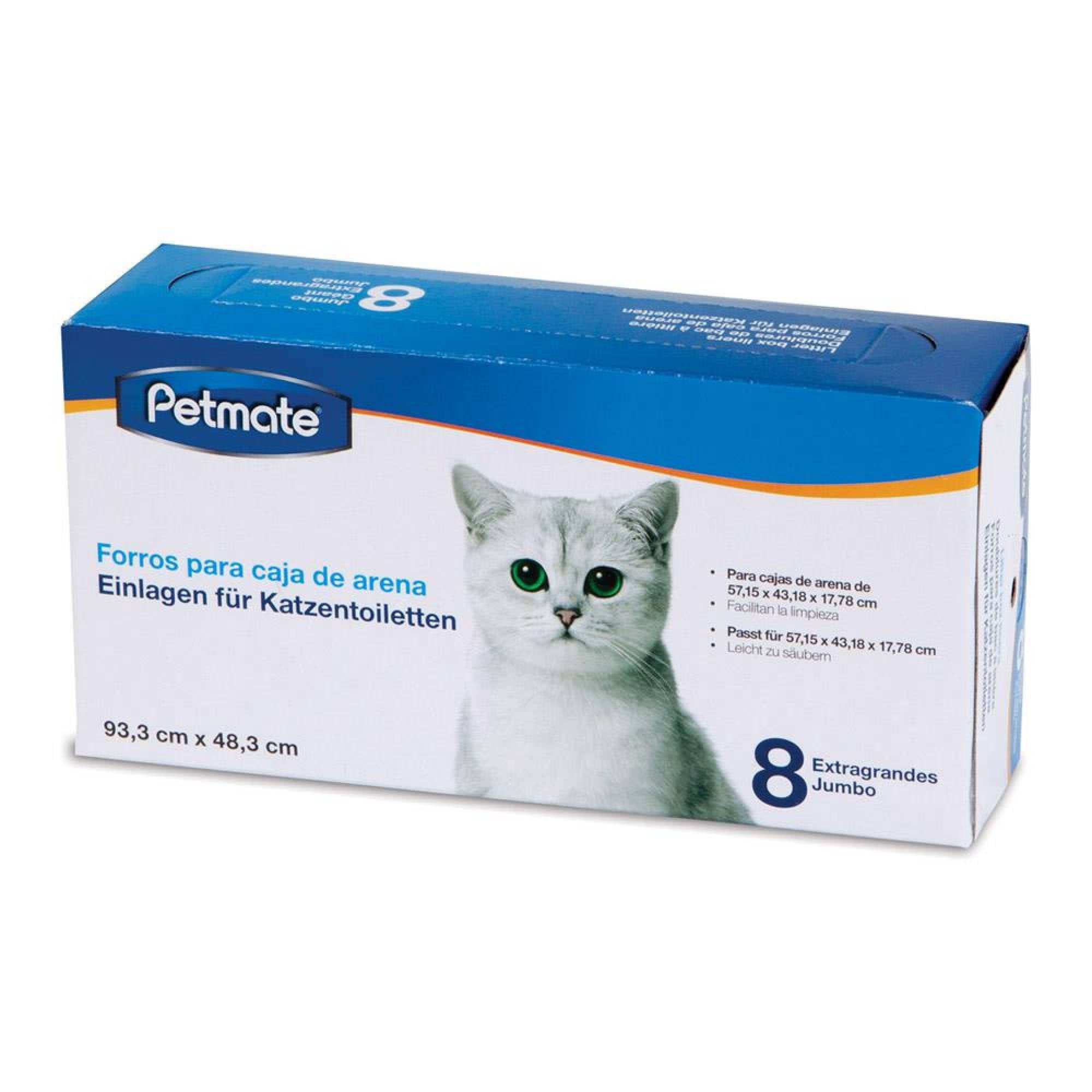 Petmate - Litter Pan Liner Jumbo 8pc