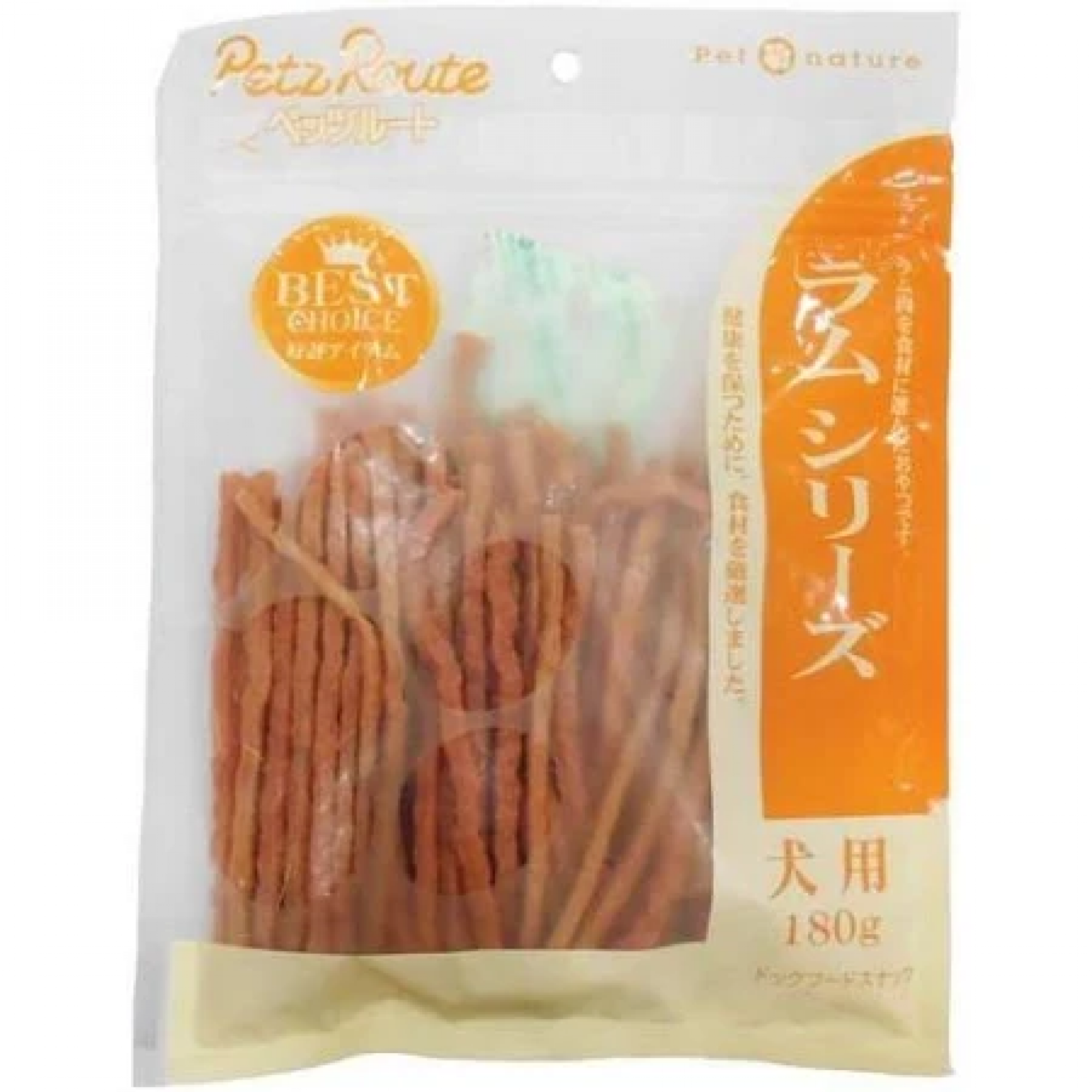 Petz Route Lamb Jerky Dog Treats 180g