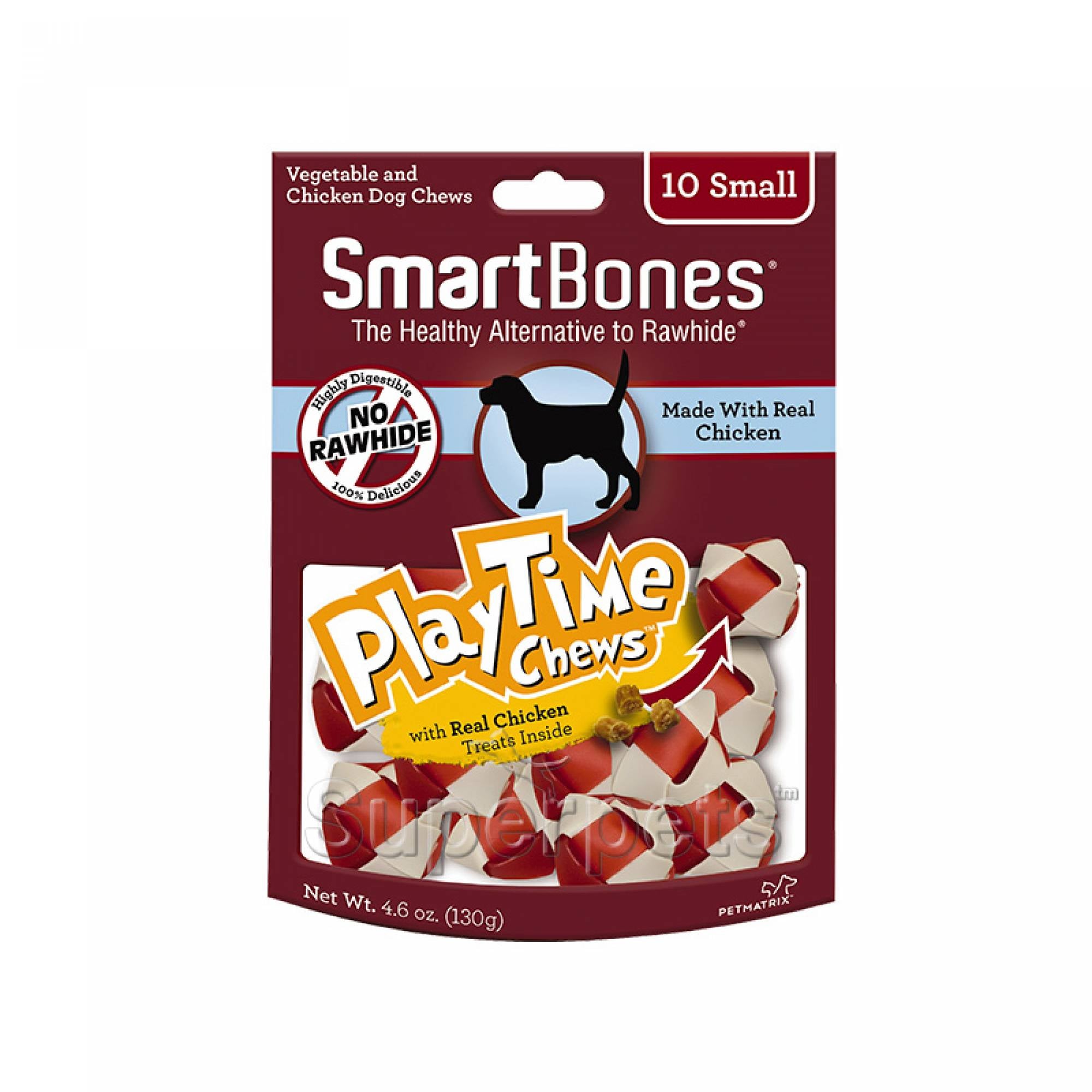 SmartBones Chicken Playtime Chews Mini 10pcs 130g