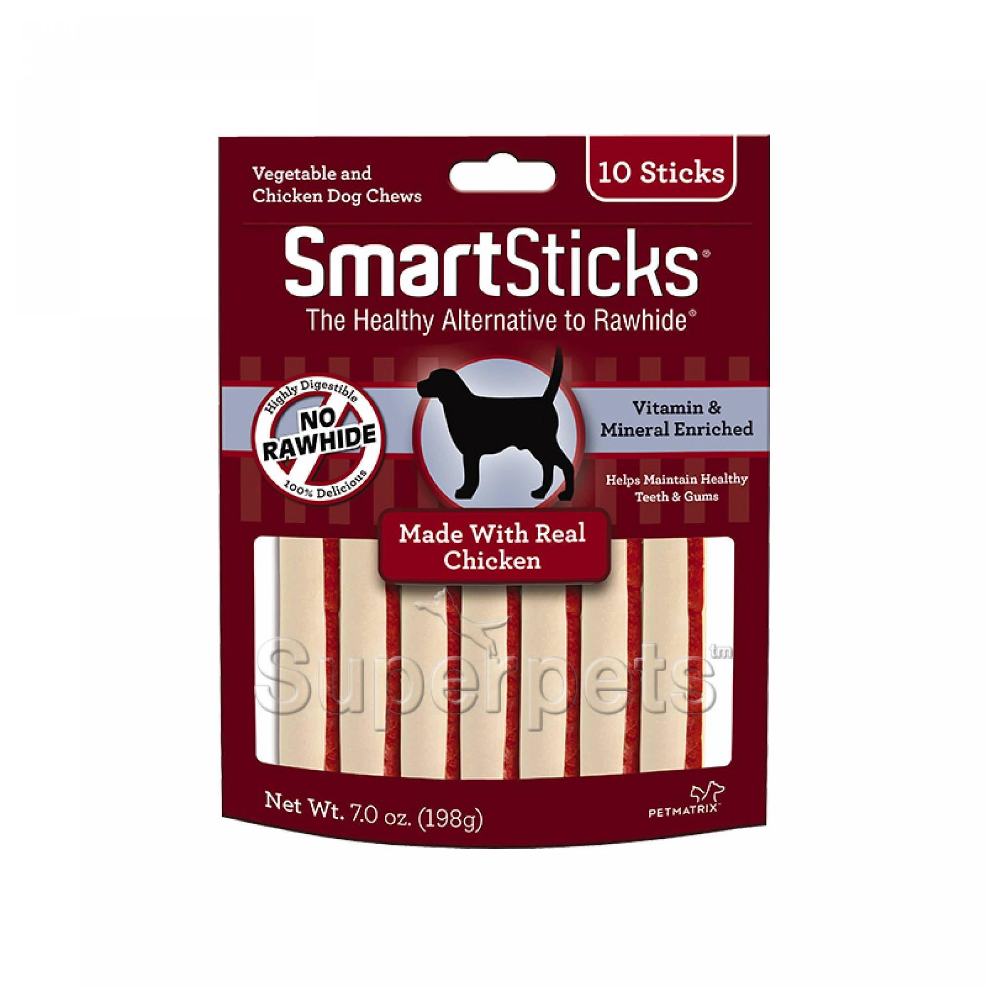SmartBones Chicken Sticks 10pcs 198g
