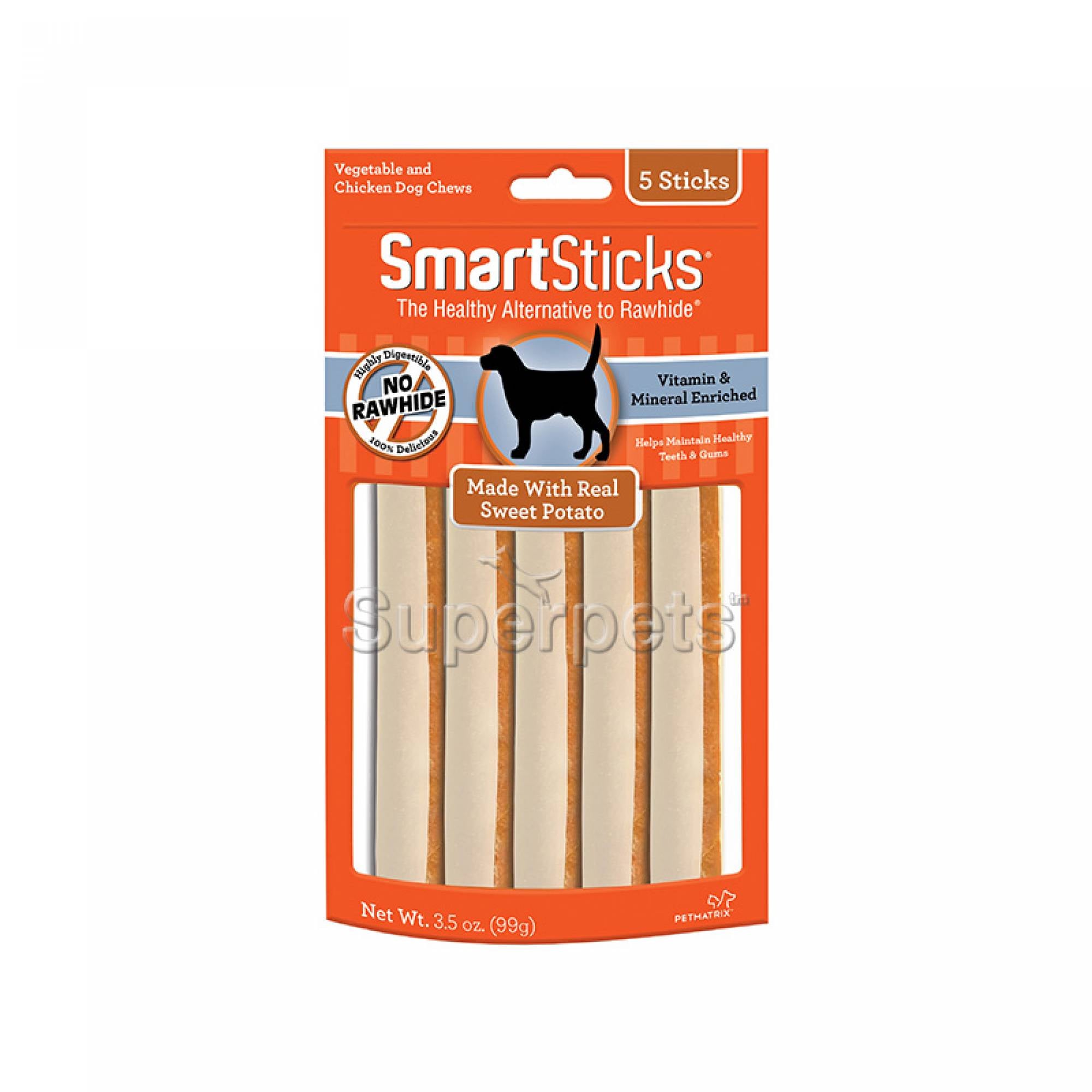 SmartBones Sweet Potato Sticks Mini 5pcs 100g