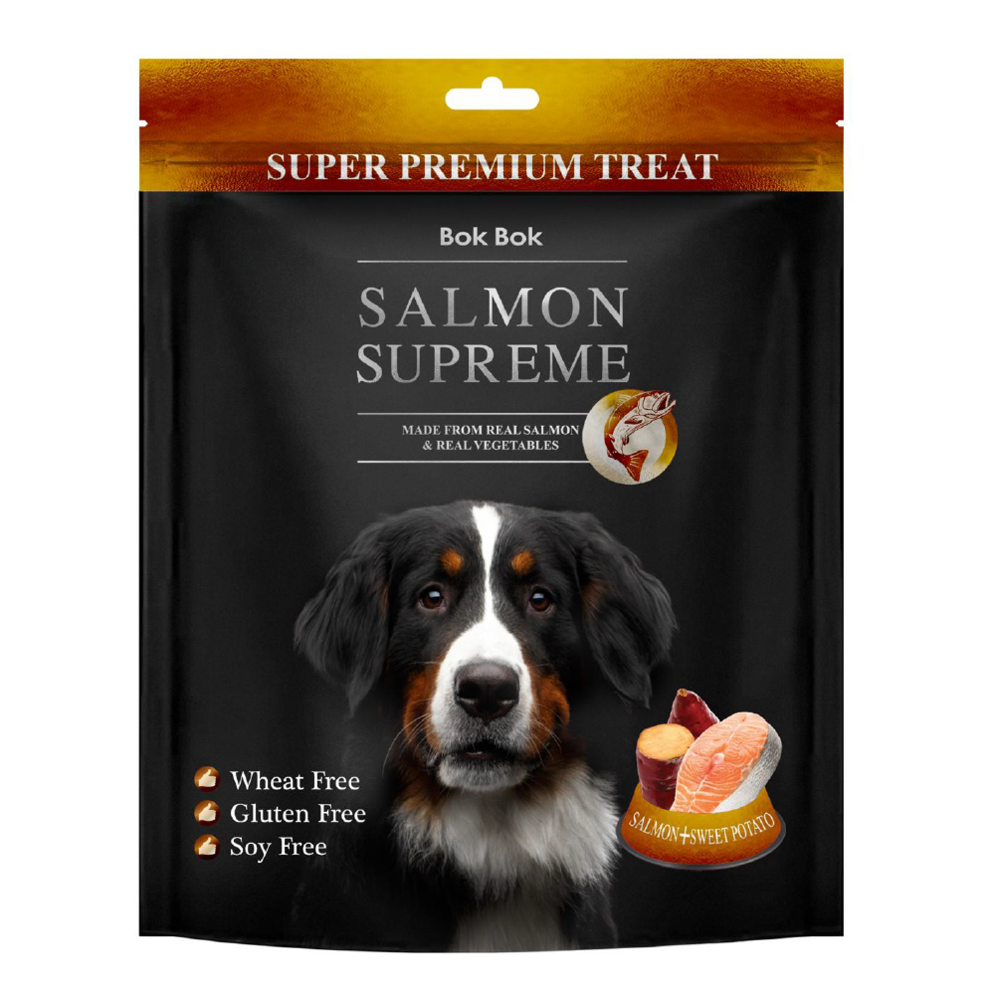 BokBok Salmon Supreme - Sweet Potato 100g