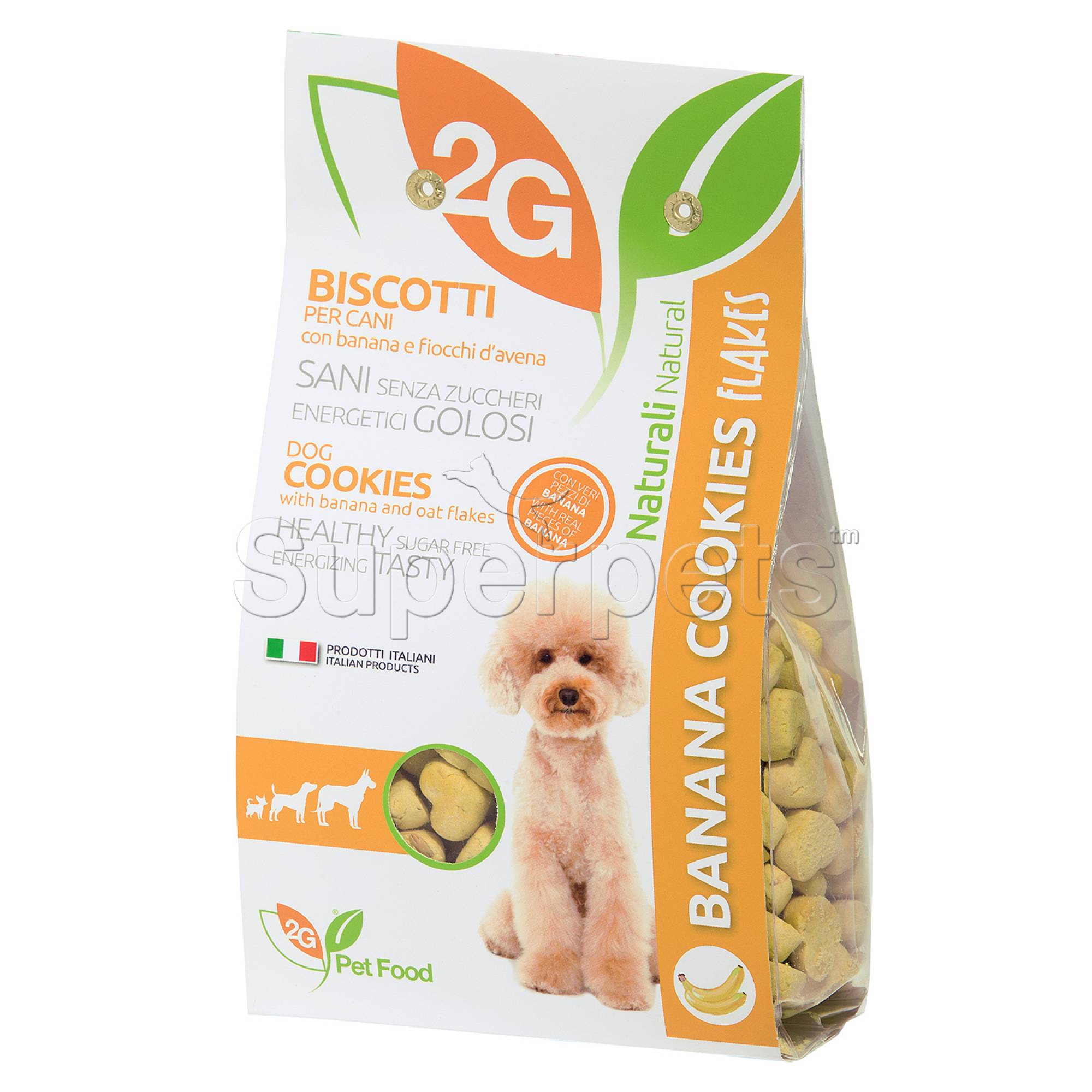 2G Pet Food - Banana & Oat Dog Cookies 350g