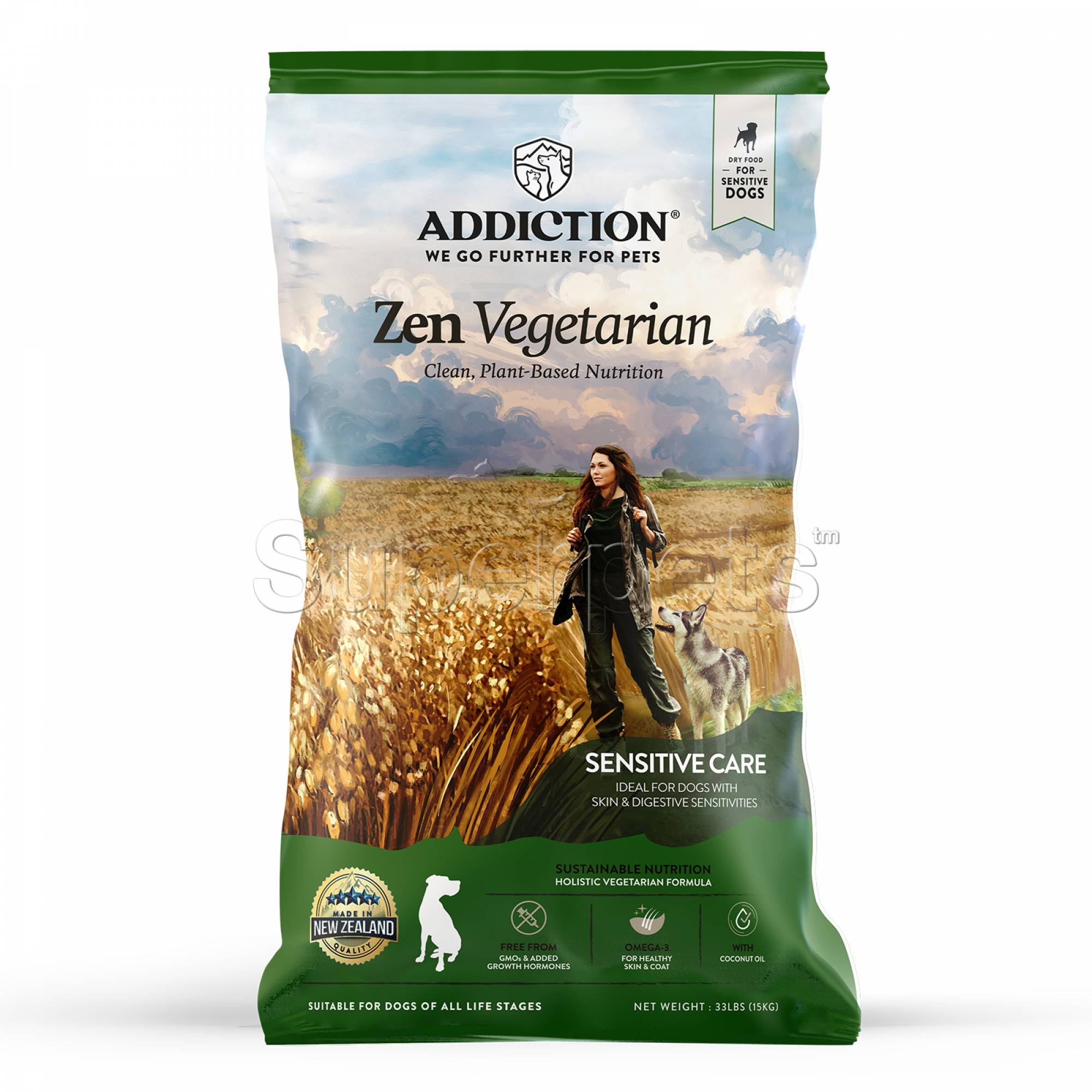 Addiction Dog ALS - Zen Vegetarian (Sensitive Care) 33lb (72039)