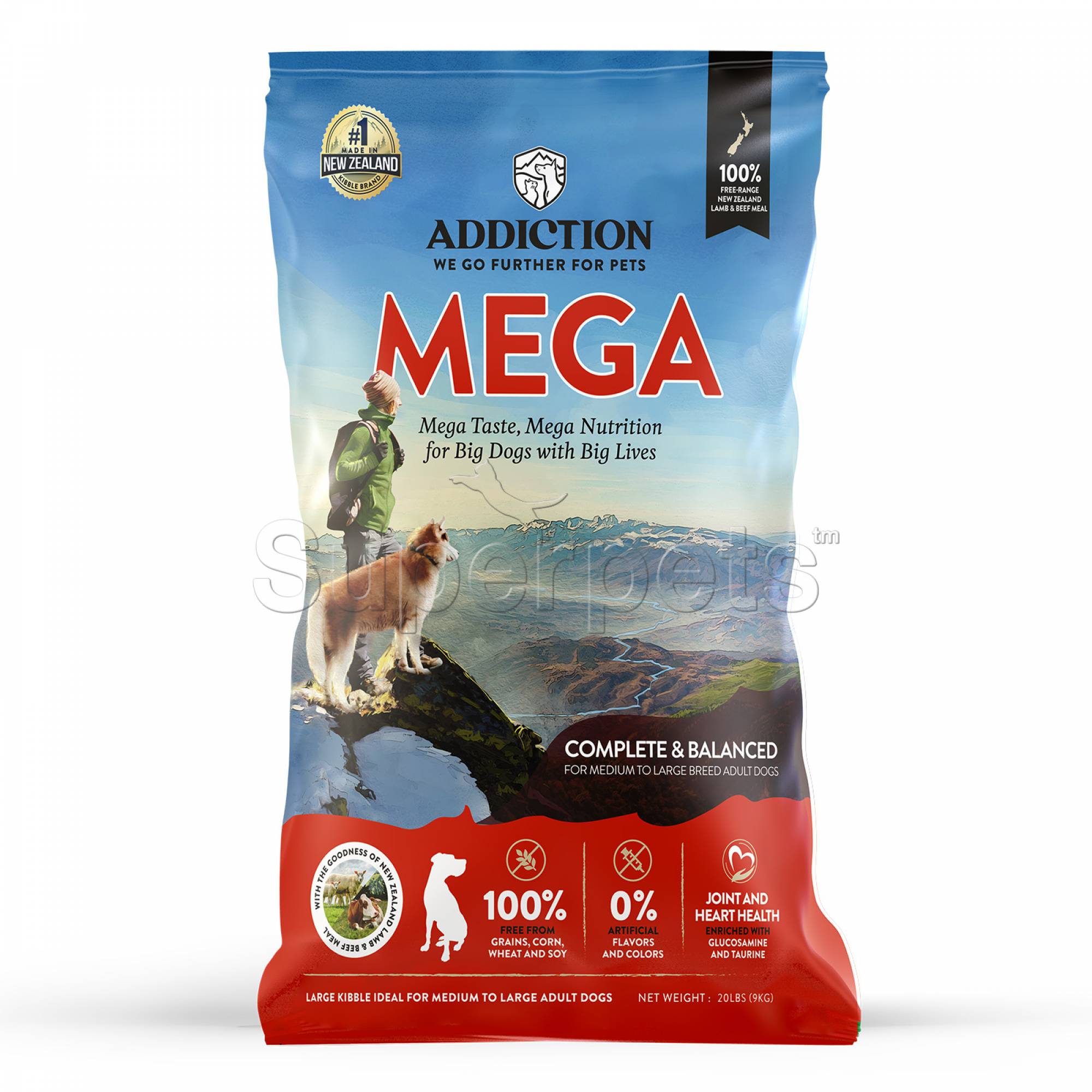 Addiction Dog Adult - Grain Free MEGA 20lb (72084)