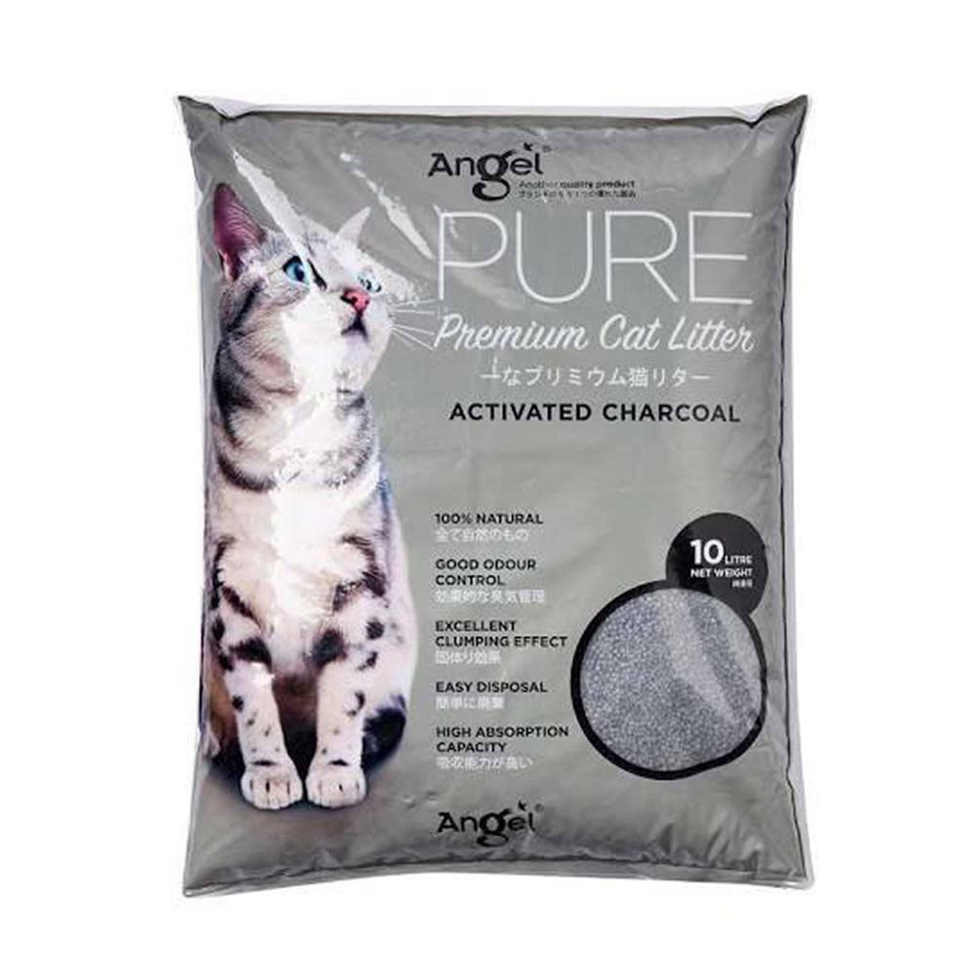 Angel - Pure Premium Cat Litter 10L - Carbon Scented