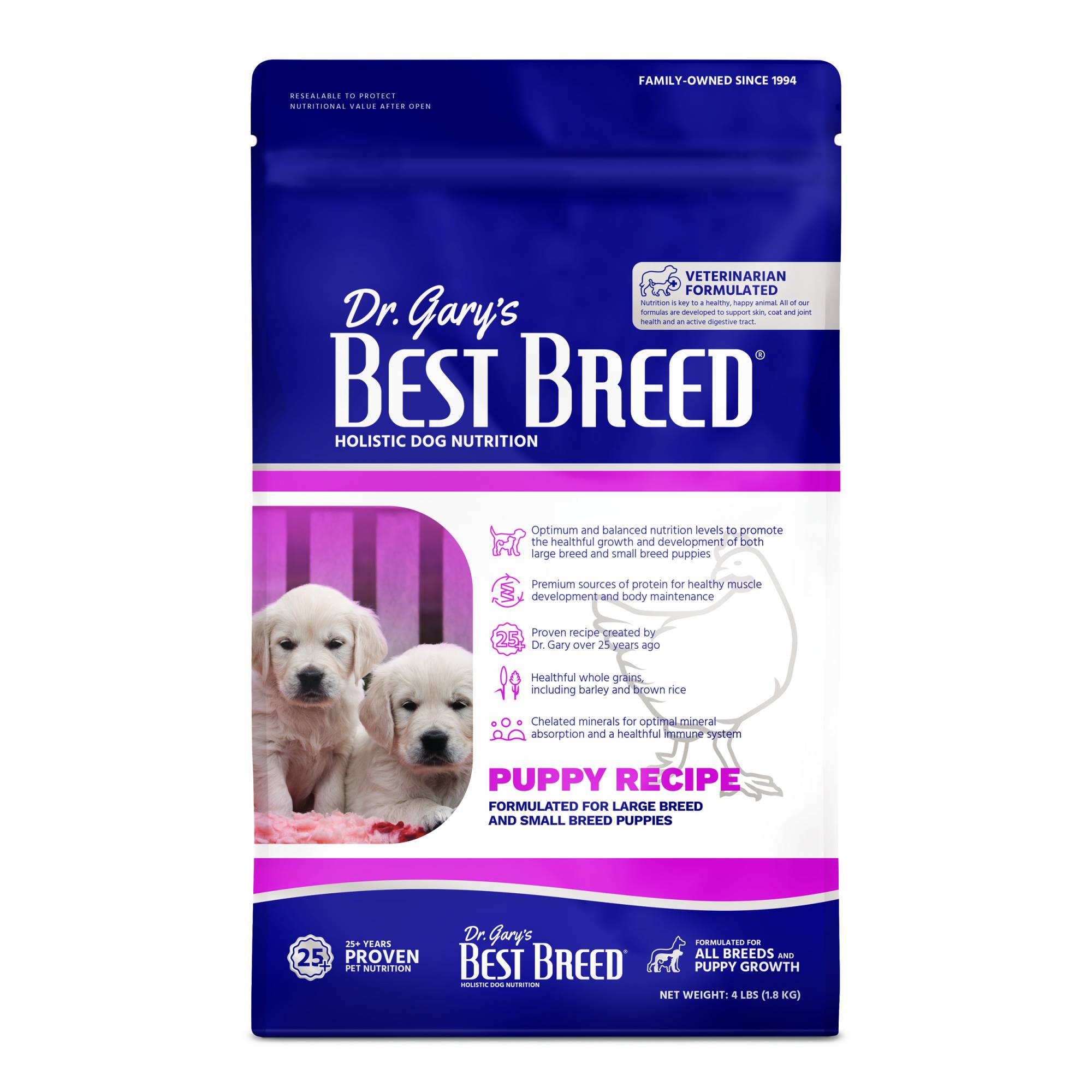 Best Breed - Adult Dog - Puppy Diet 4lbs