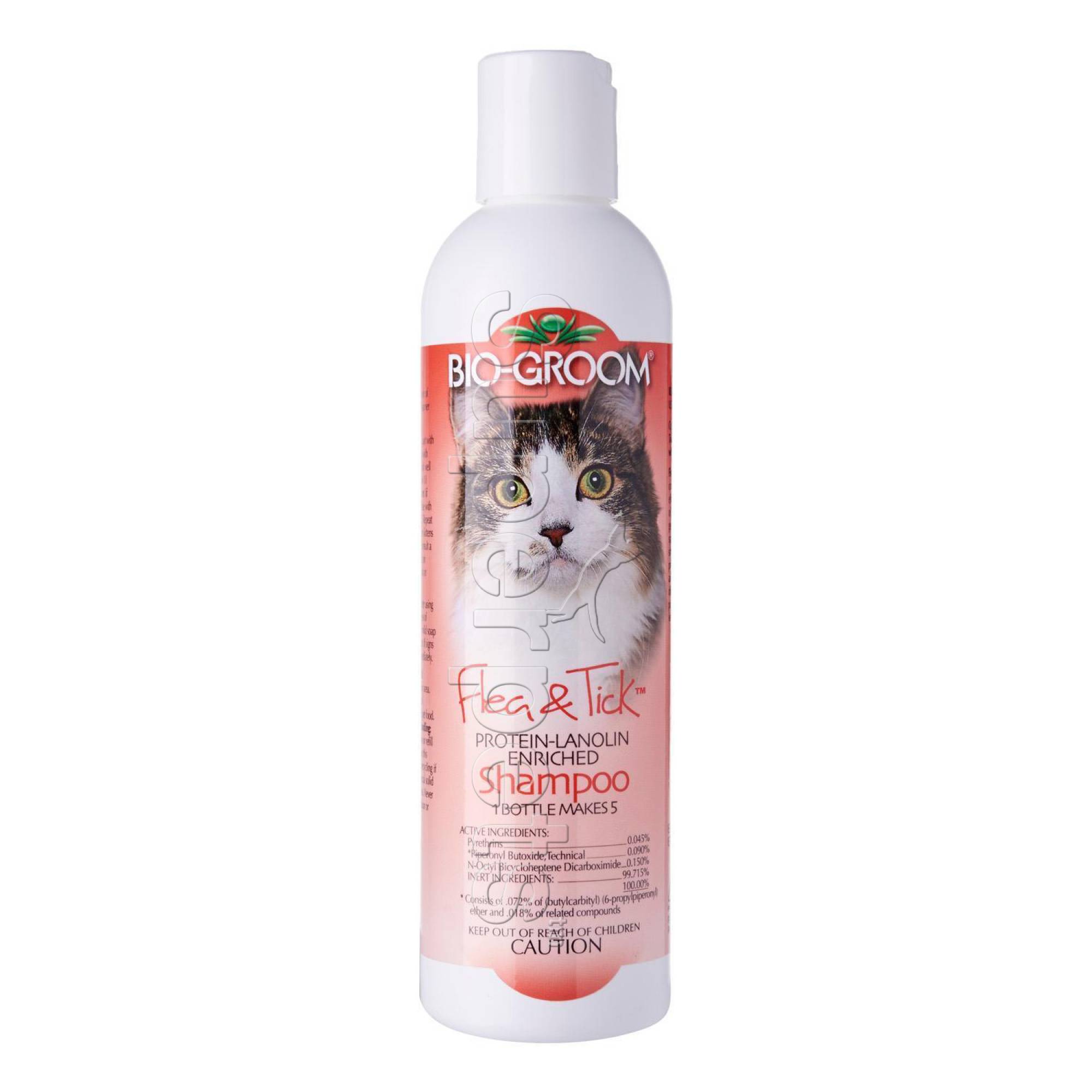 Bio-Groom Flea & Tick Protein-Lanolin Enriched Cat Shampoo 8oz (236ml)