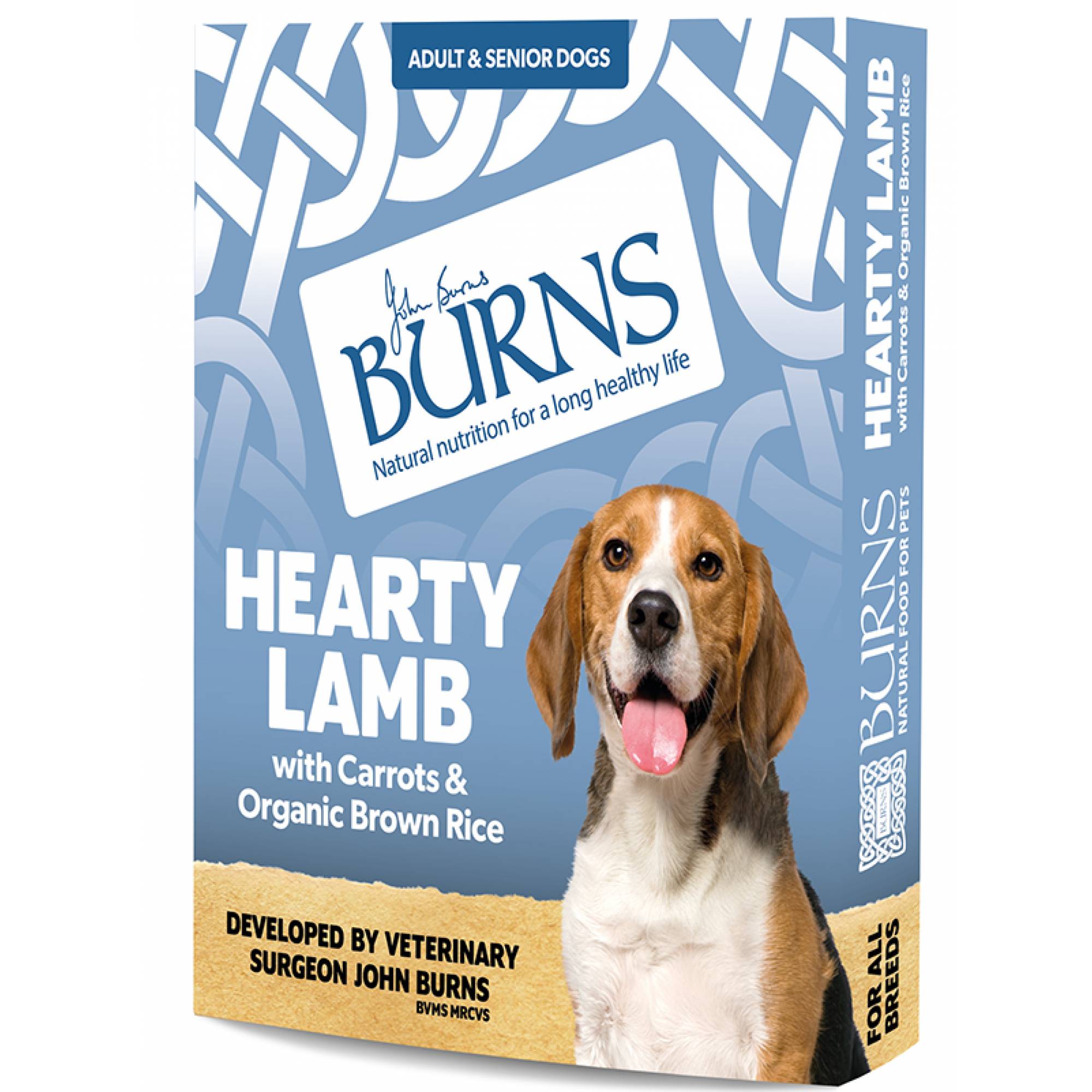 Burns Wet Food - Dog - Hearty Lamb with Carrots & Brown Rice 395g