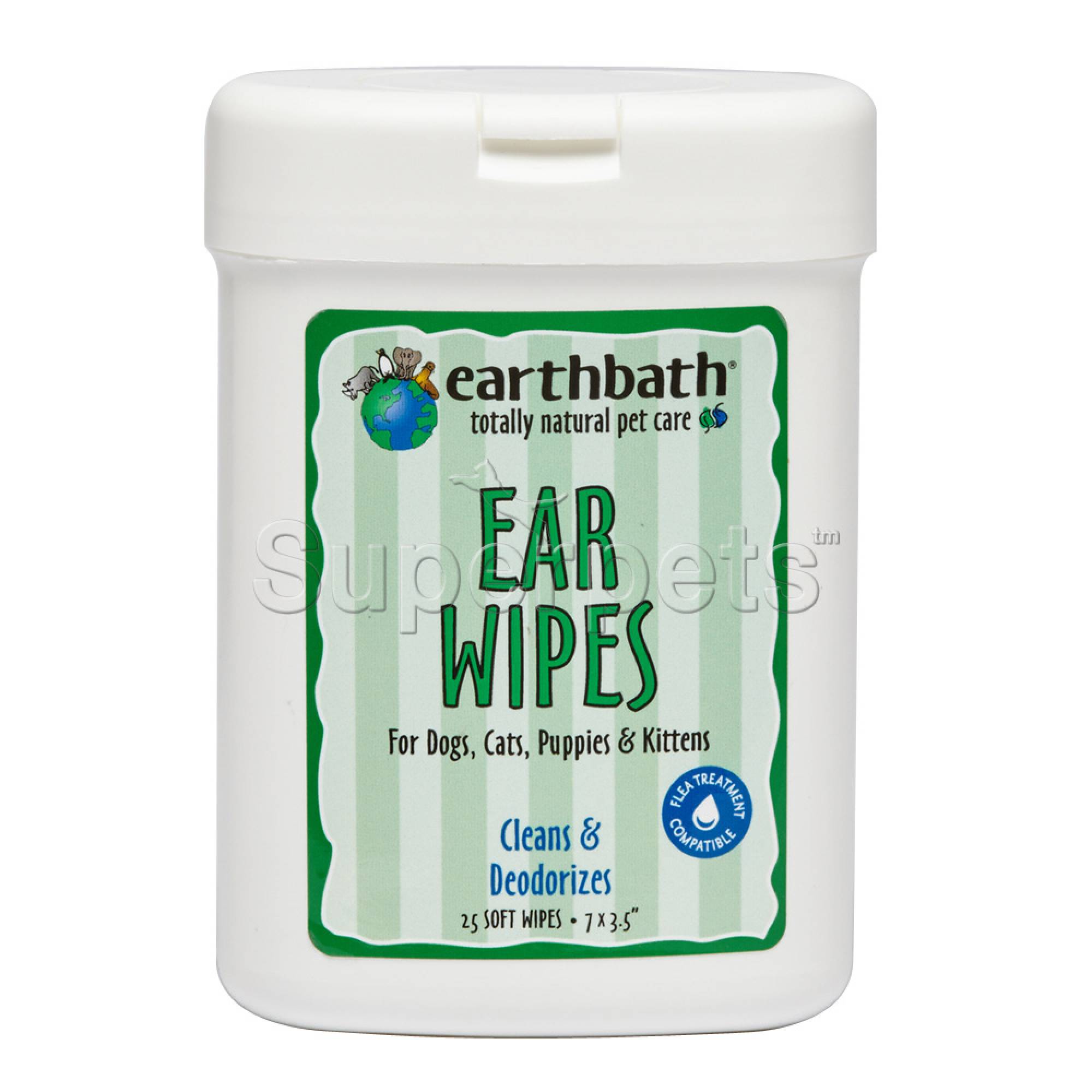 Earthbath EB041 Ear Wipes 25pcs