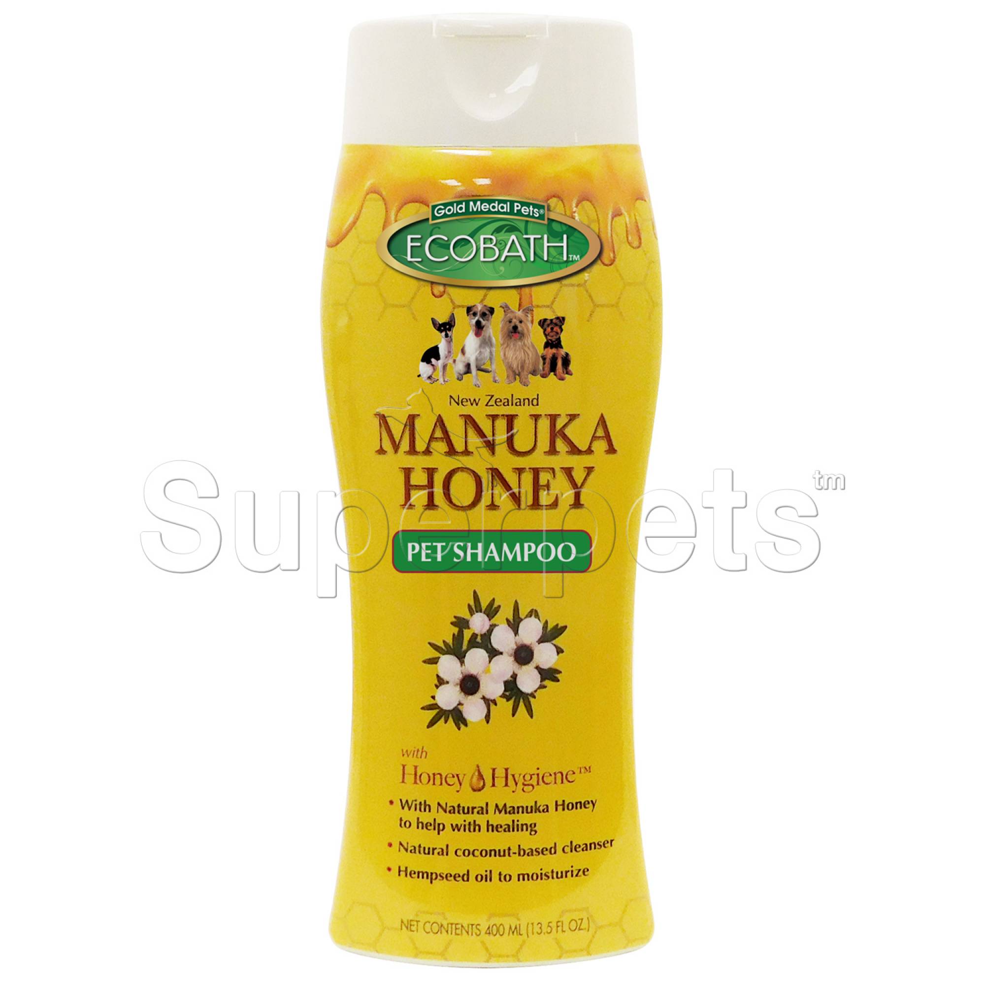 Gold Medal Pets - EcoBath Manuka Honey Pet Shampoo 400ml (13.5oz)