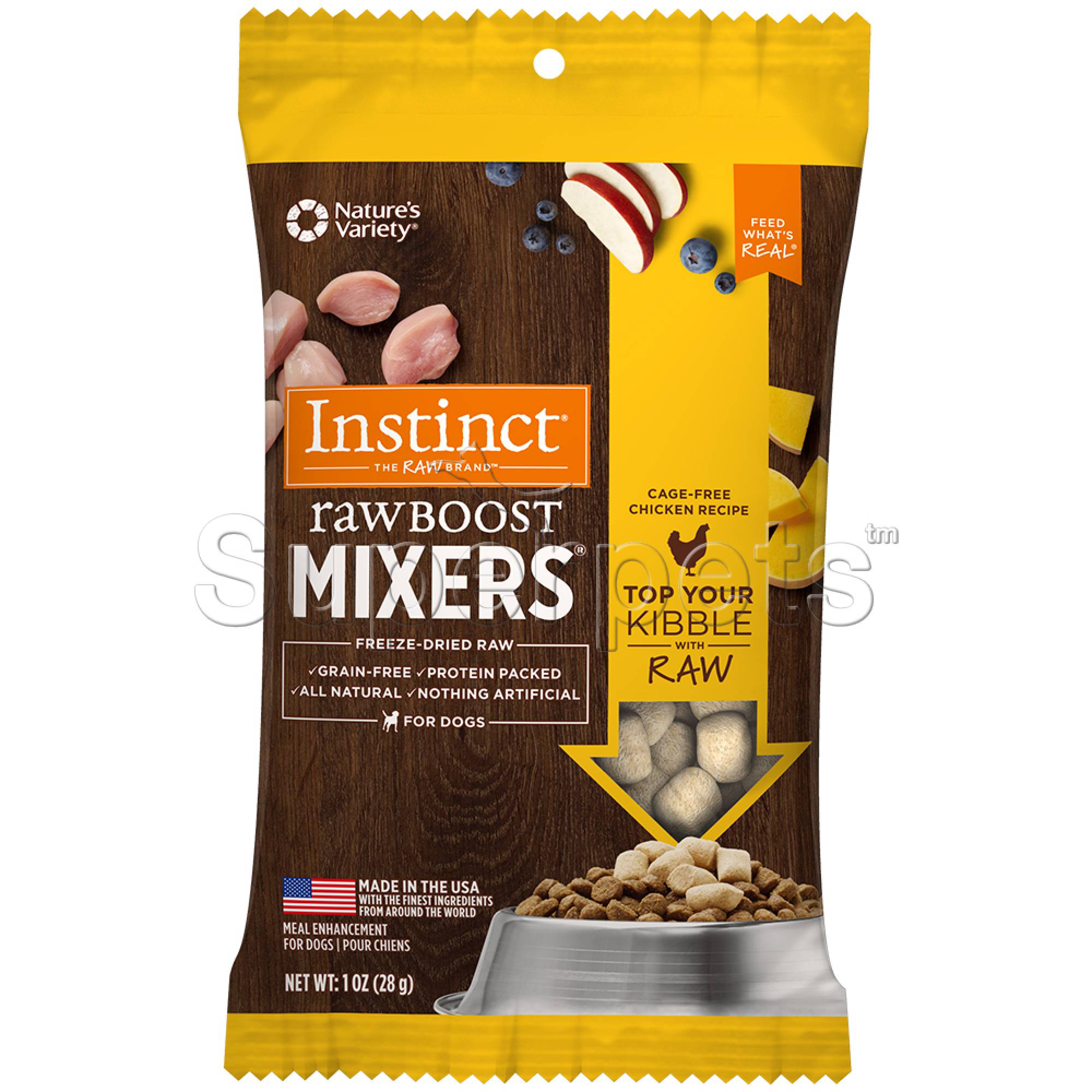 Instinct - Dog Freeze-Dried Raw Boost Mixers Grain-Free Chicken 1oz (28g)