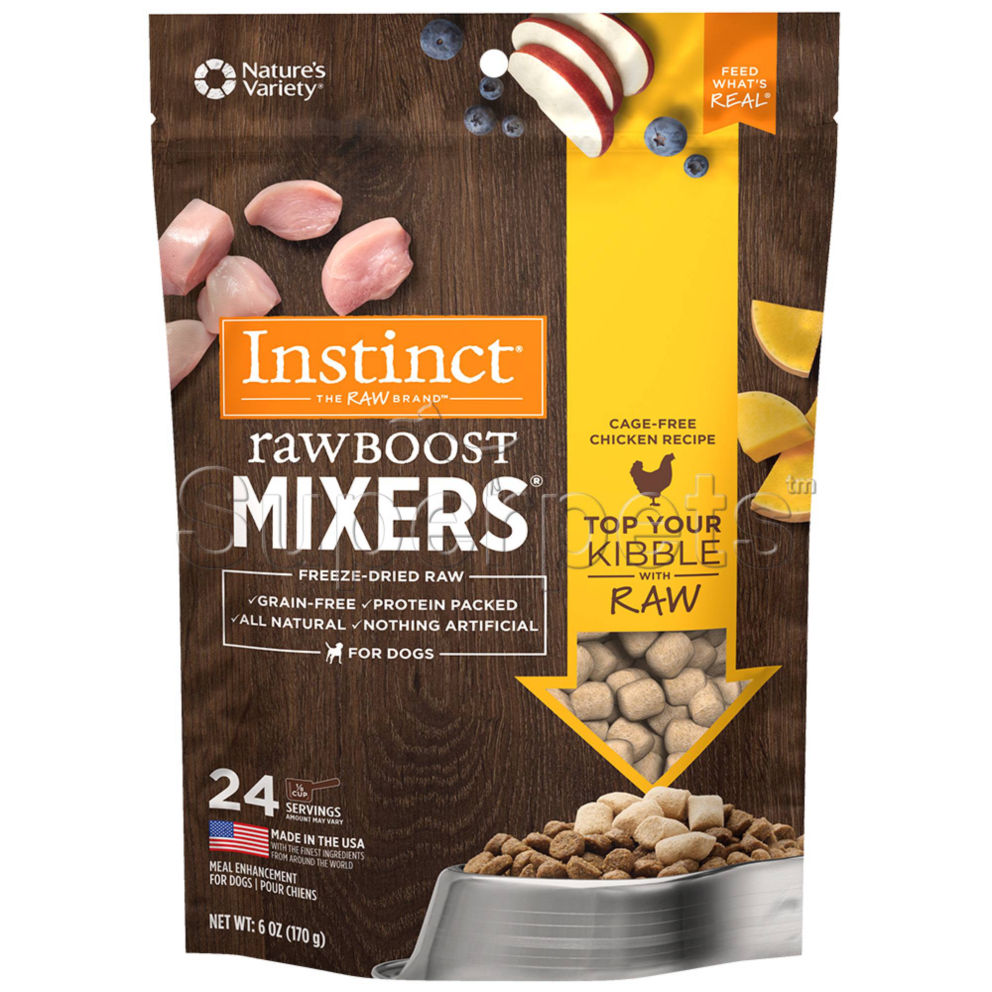 Instinct - Dog Freeze-Dried Raw Boost Mixers Grain-Free Chicken 6oz (170g)