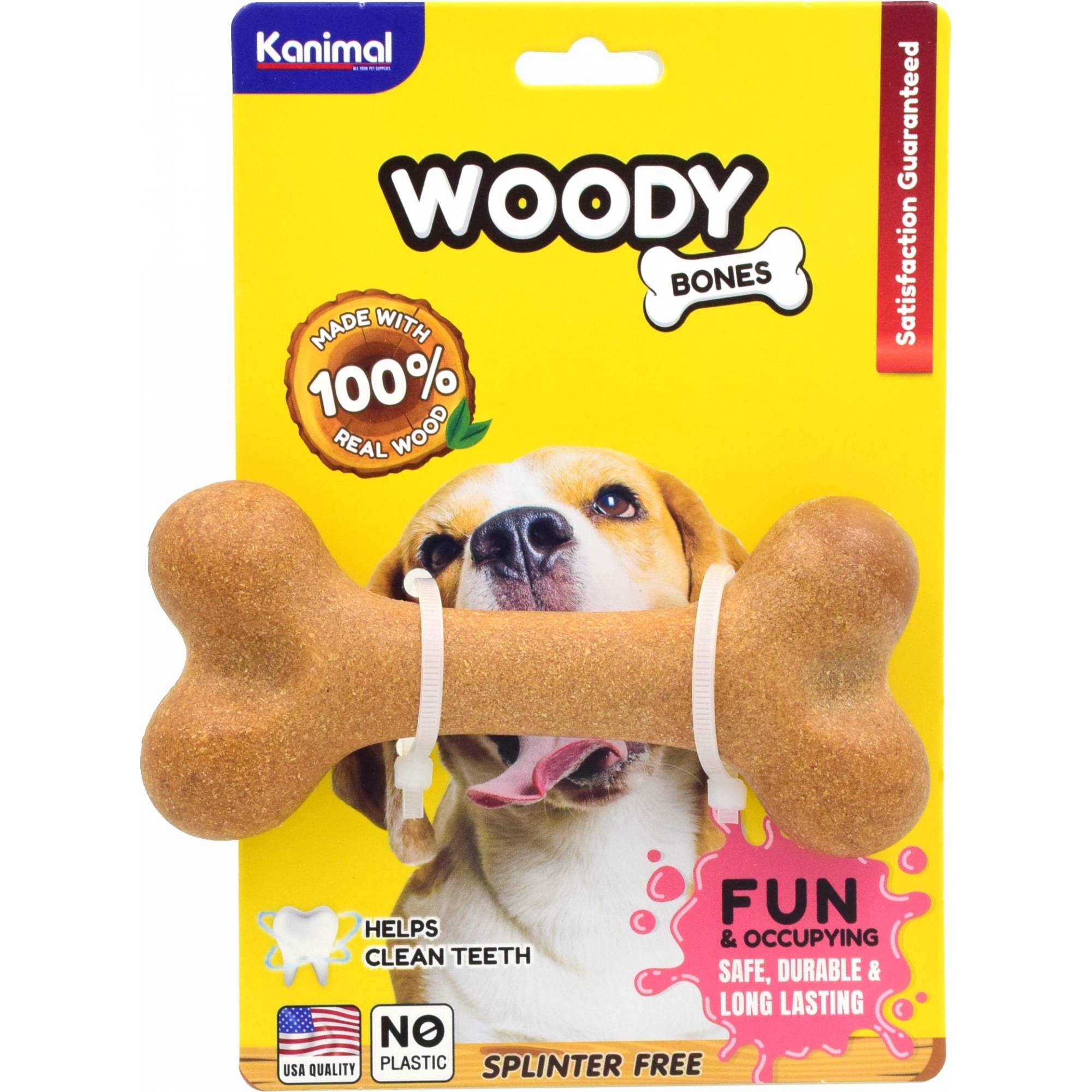 Kanimal - Woody Bone Chew Original Size for Dog (15.5x5cm)