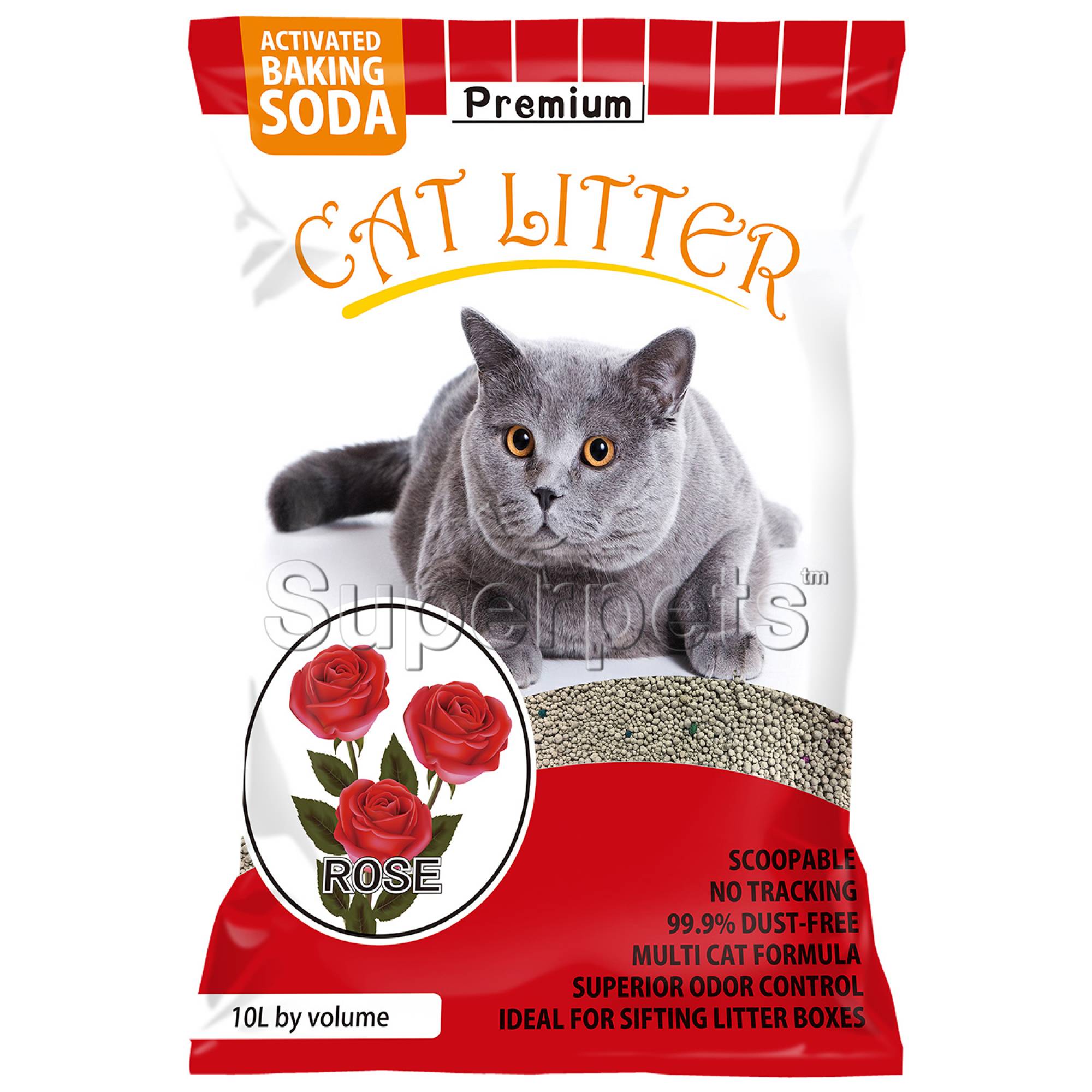 Kind Pet - Clumping Cat Litter Coarse 10L - Rose