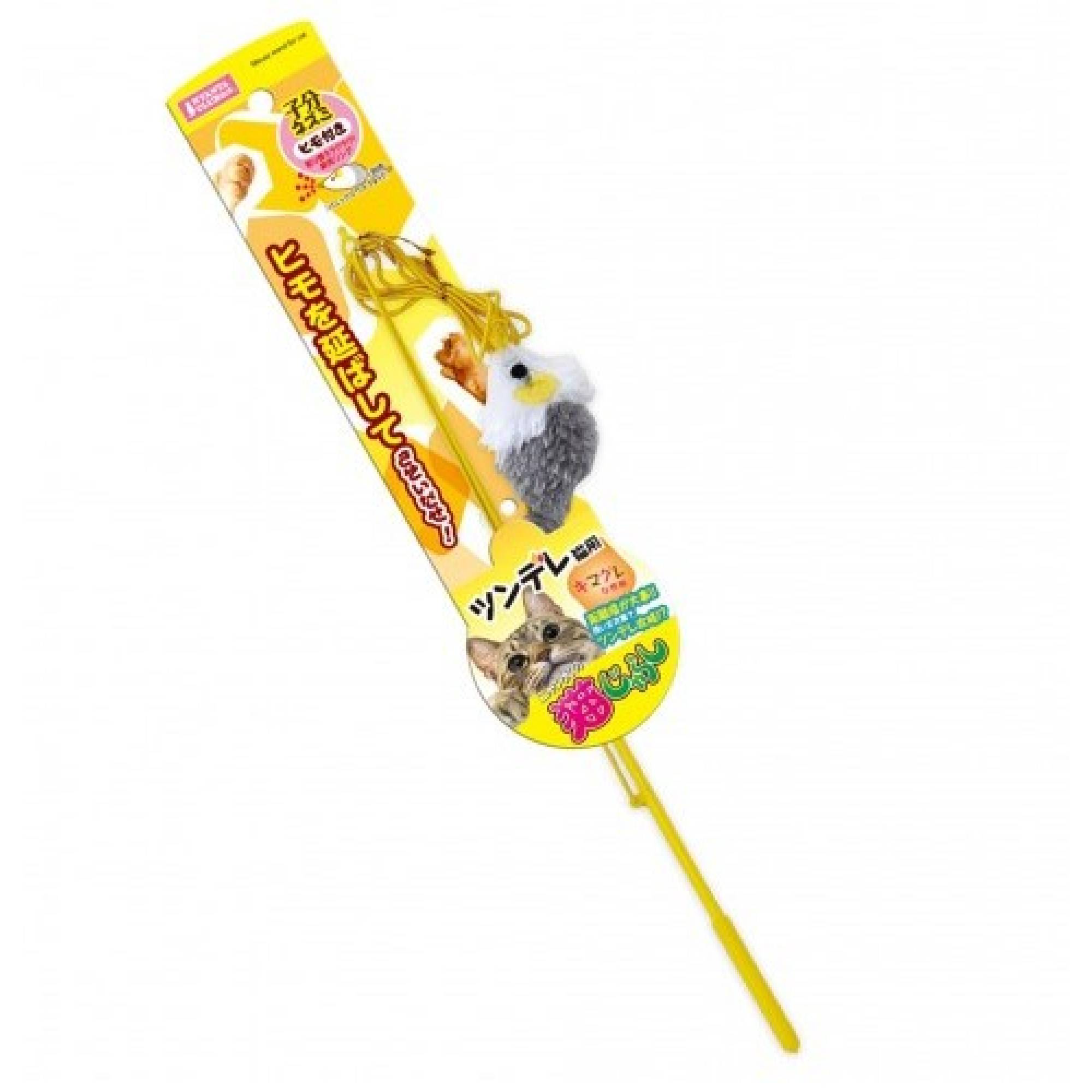 Marukan CT469 Mini Mouse Wand for Cat 31cm