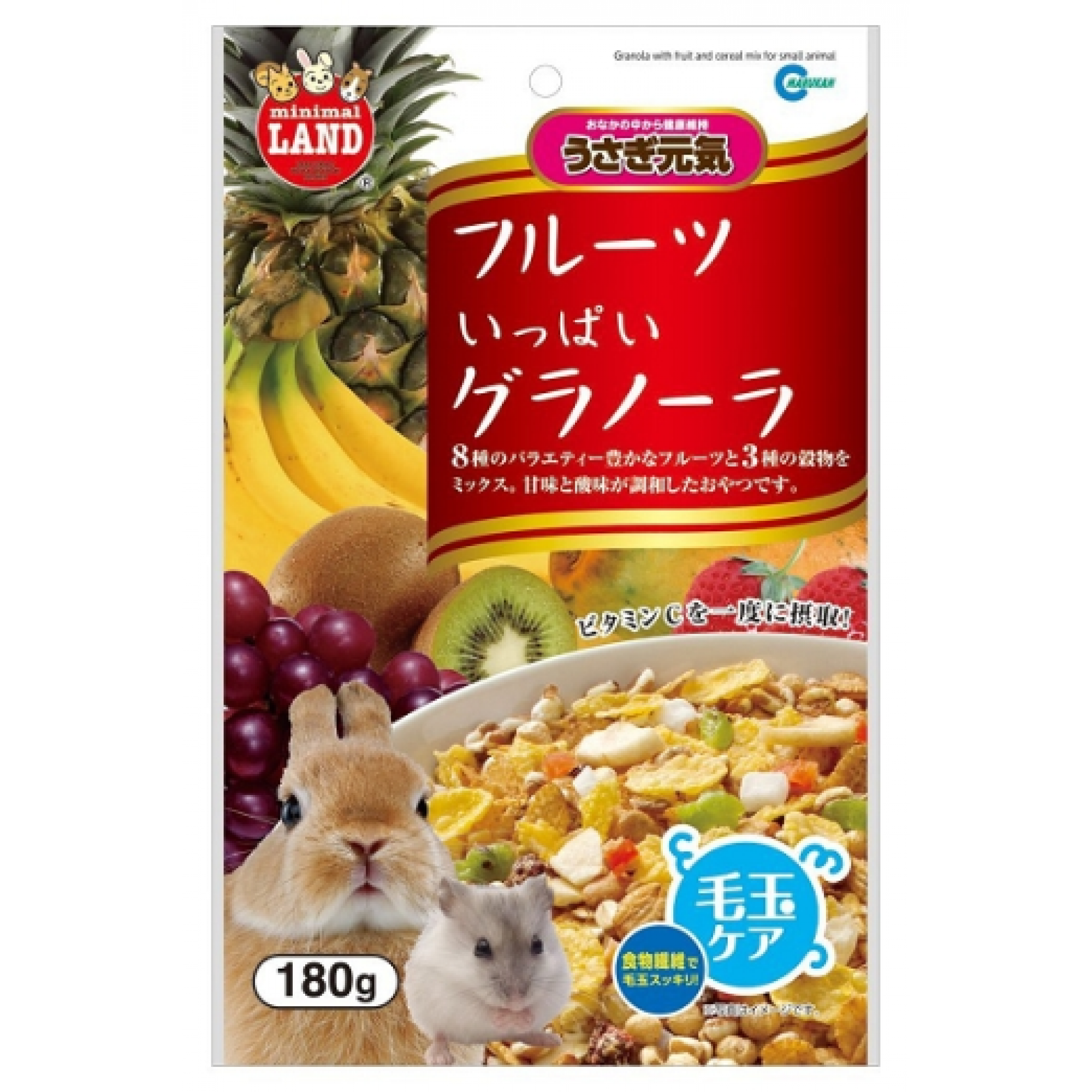 Marukan ML07 Granola with Fruit n Cereal Mix for Small Animals 180g