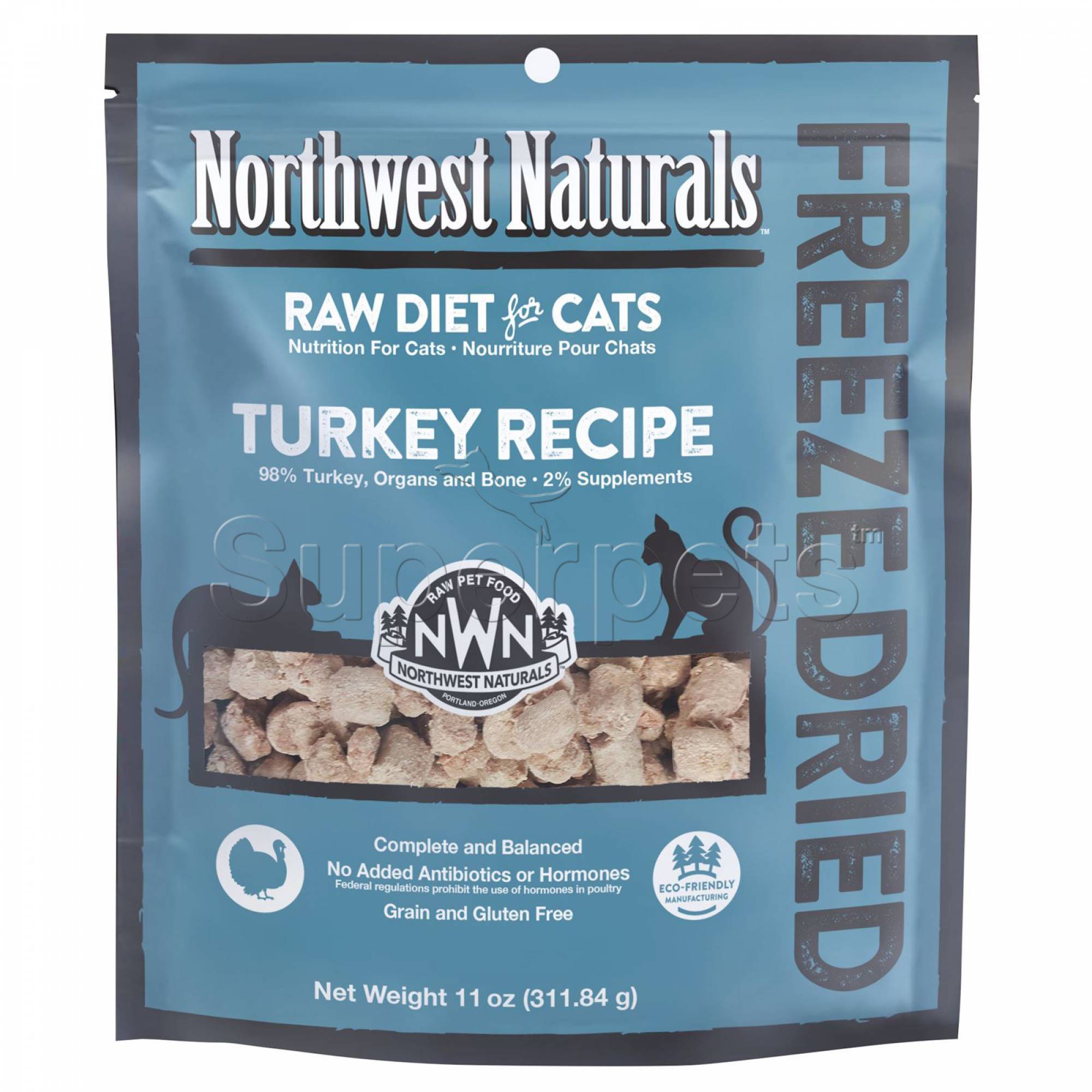 Northwest Naturals - Cat NW612 Turkey Freeze Dried Freeze Dried Nibbles 11oz