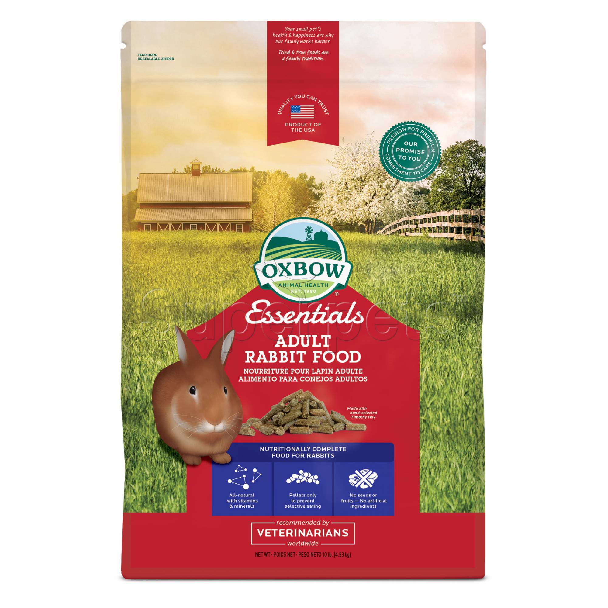 Oxbow Essentials - Adult Rabbit Food 10lb