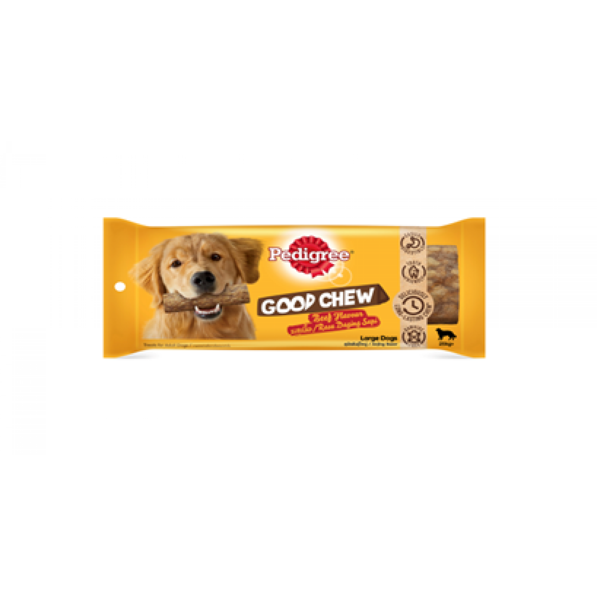 PEDIGREE - Good Chew Large (>25kg) - Beef Flavour 138g