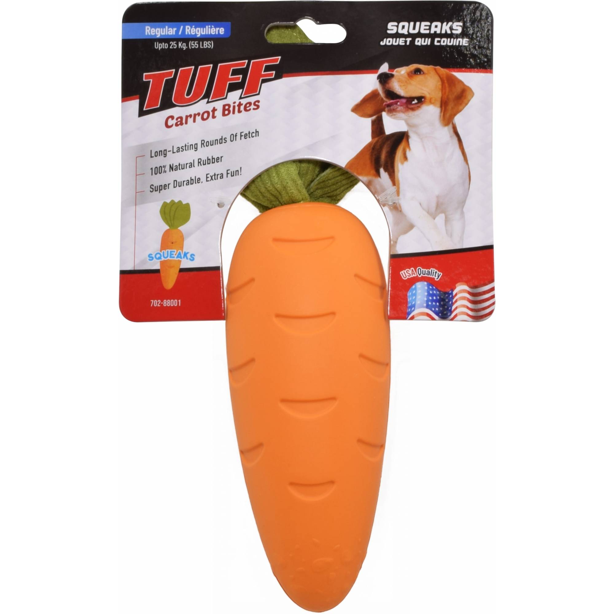 Tuff by Pet Protect - Carrot Bites Chew Toy