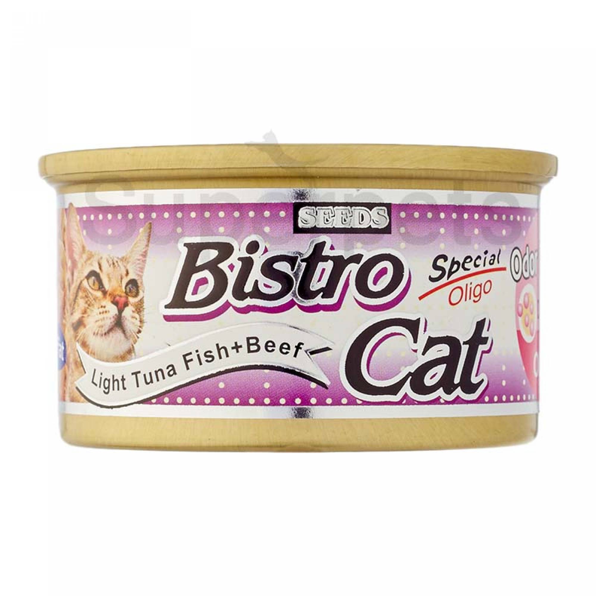 Bistro Cat Light Tuna Meat + Beef 80g