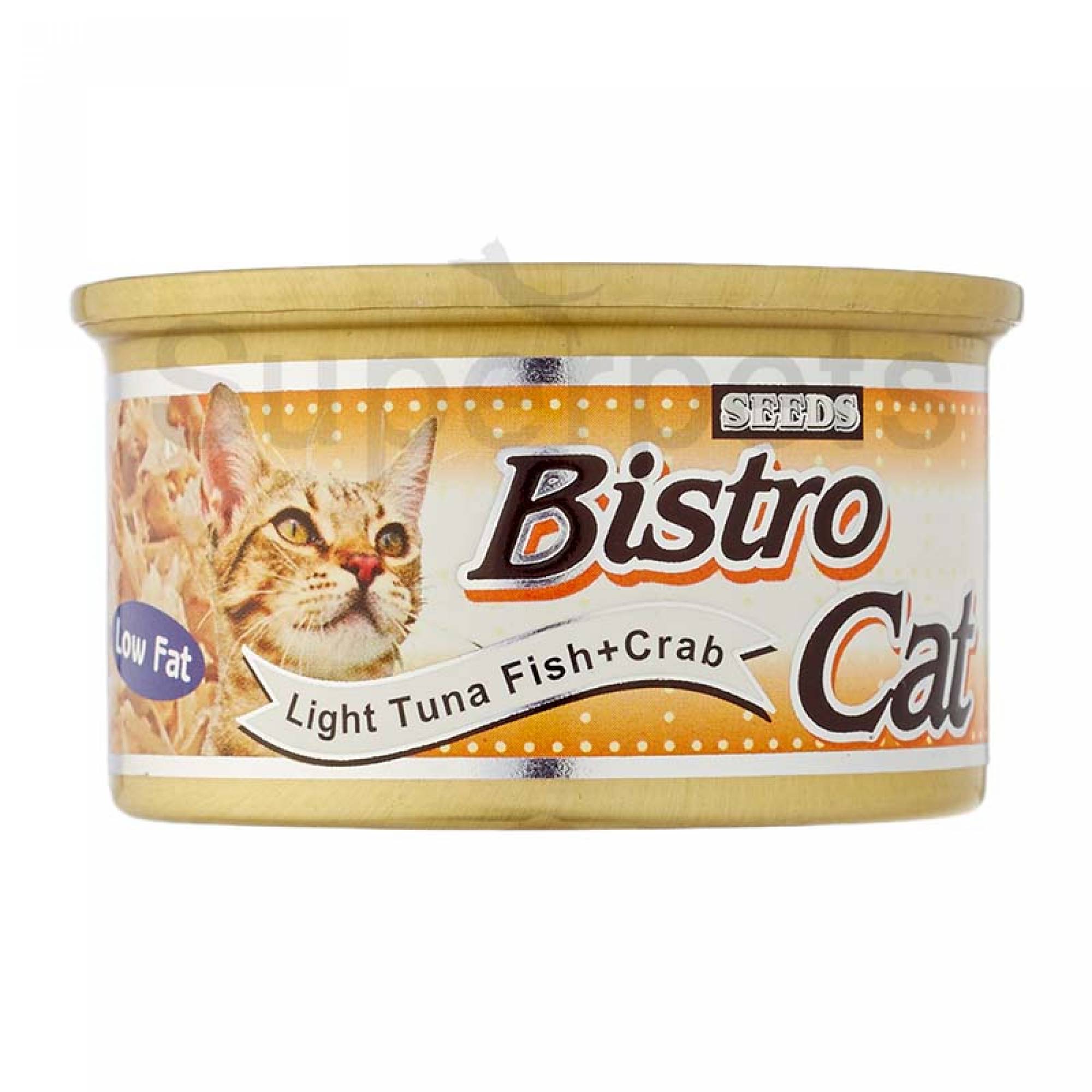 Bistro Cat Light Tuna Fish + Crab 80g