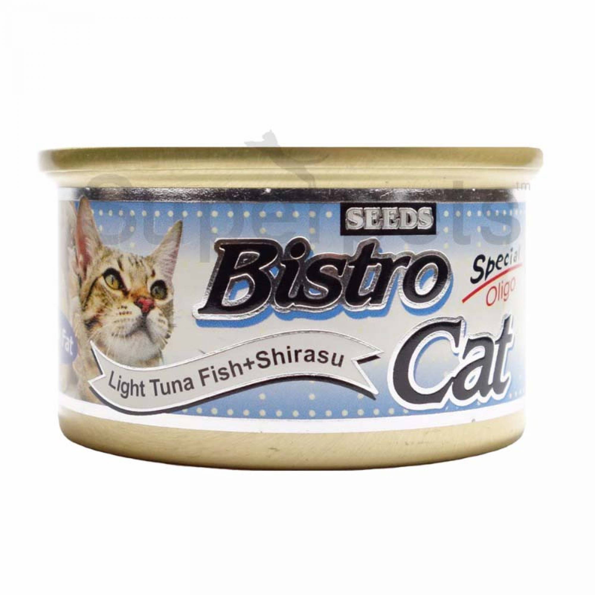 Bistro Cat Light Tuna Fish + Shirasu 80g