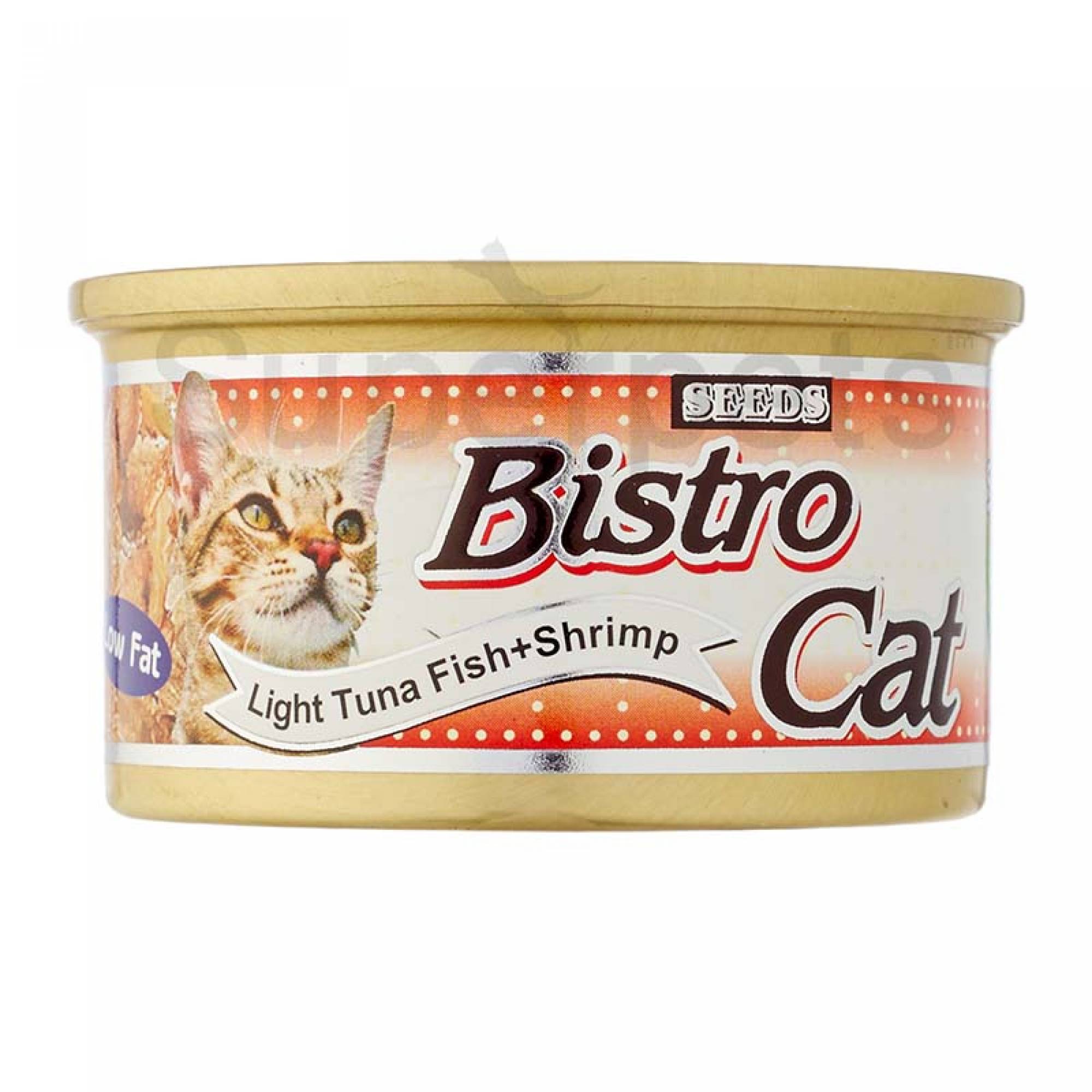 Bistro Cat Light Tuna Fish + Shrimp 80g