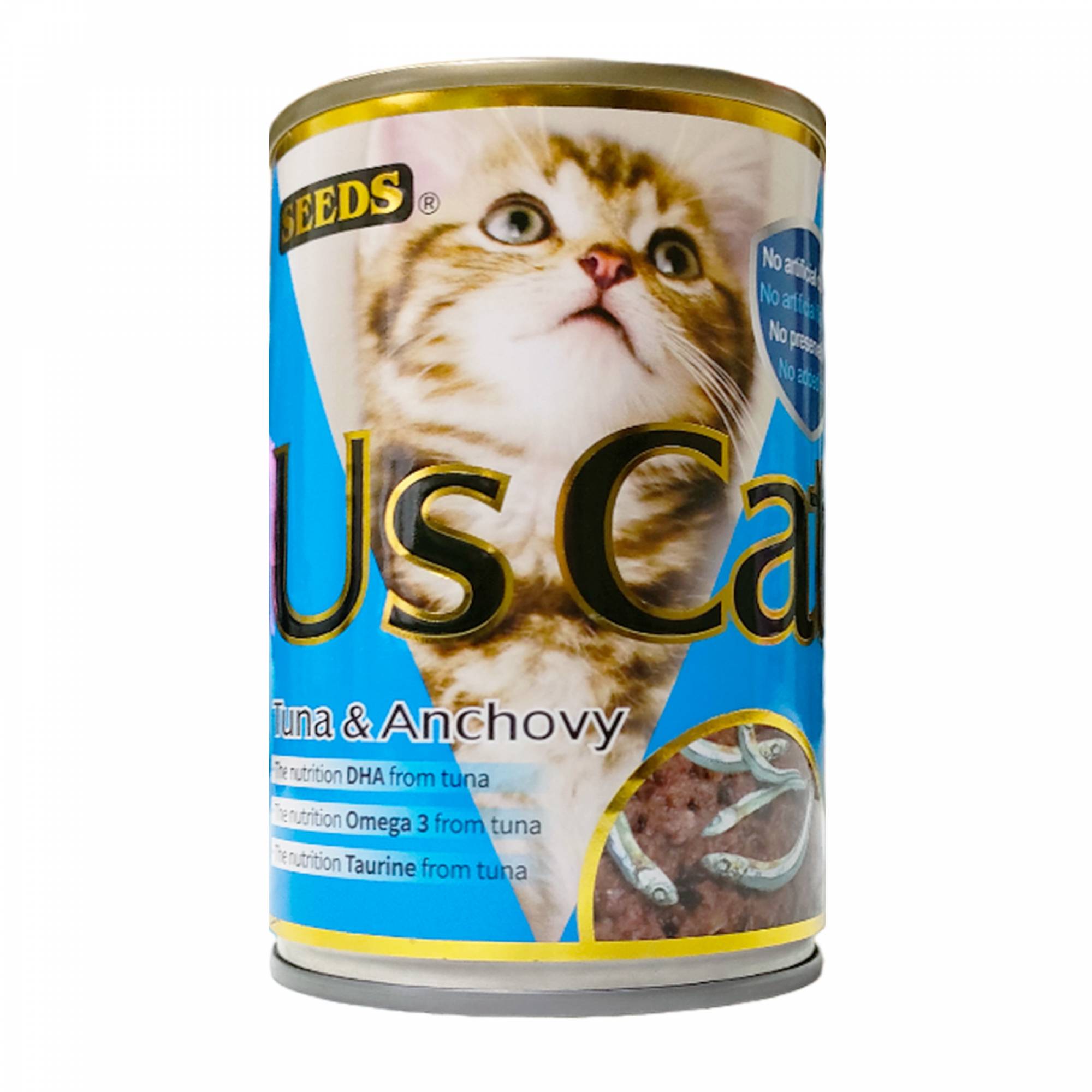 US Cat Tuna & Anchovy 400g