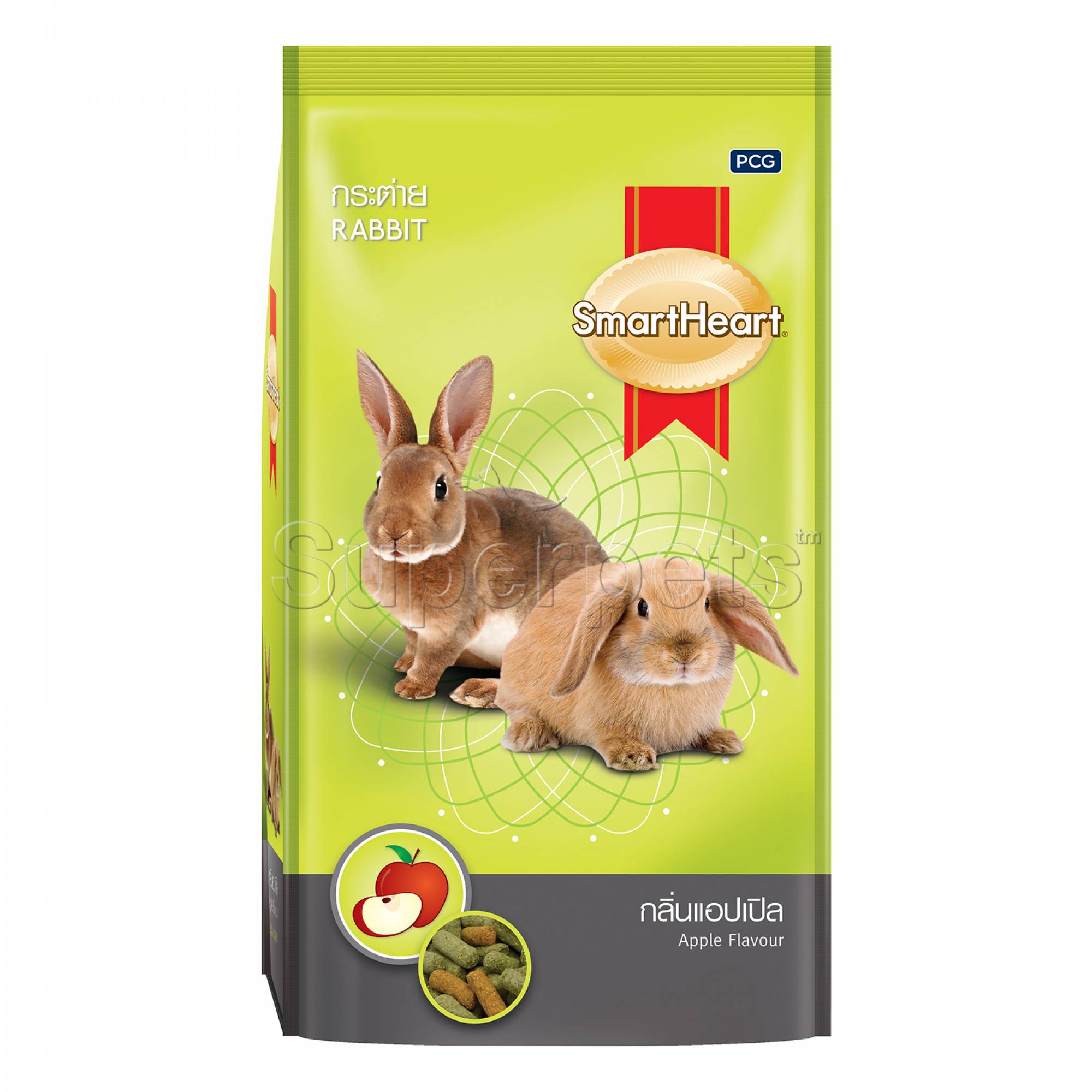 SmartHeart Rabbit Food Apple Flavor 1kg