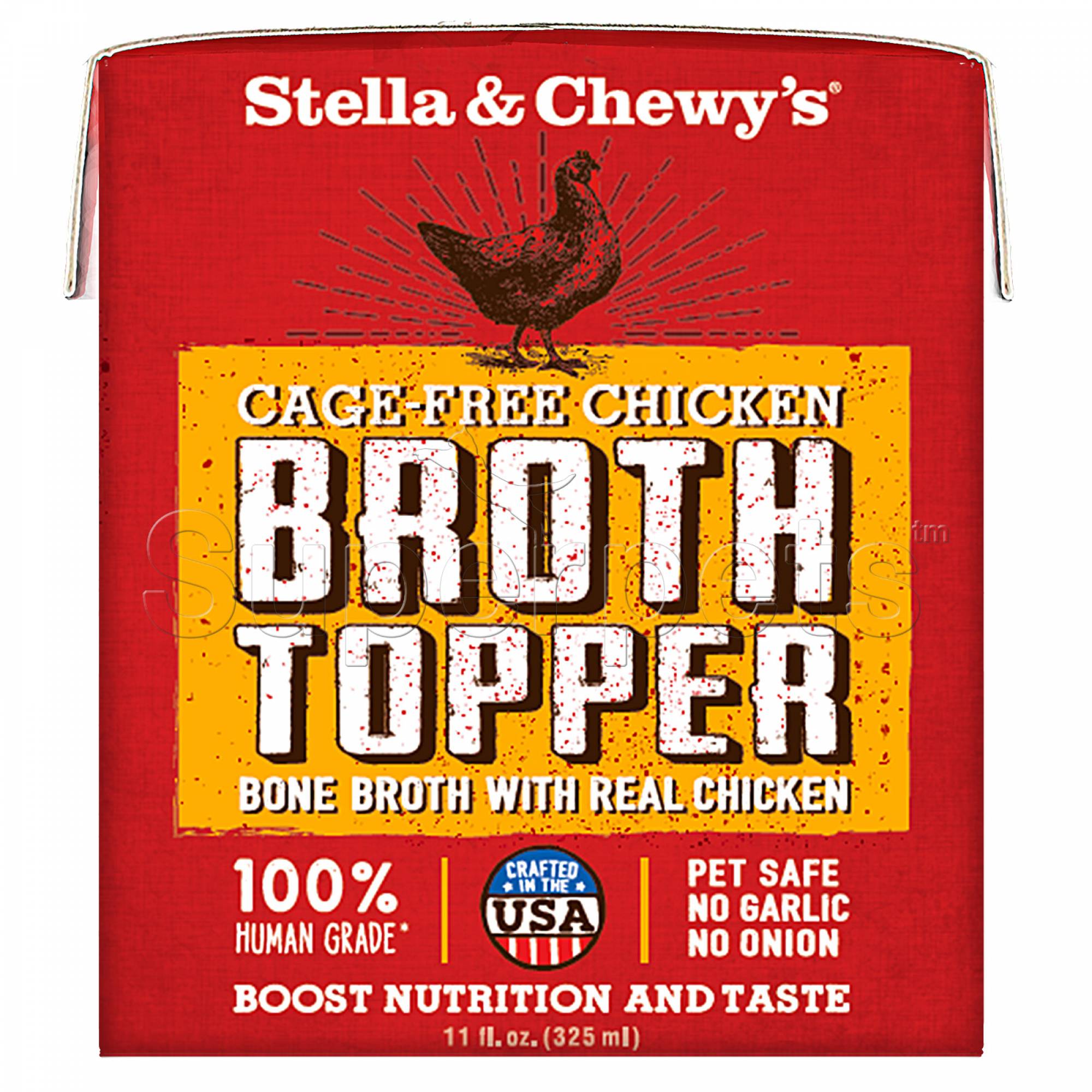 Stella & Chewy's - Dog Cage-Free Chicken Broth Topper 11oz (325ml)