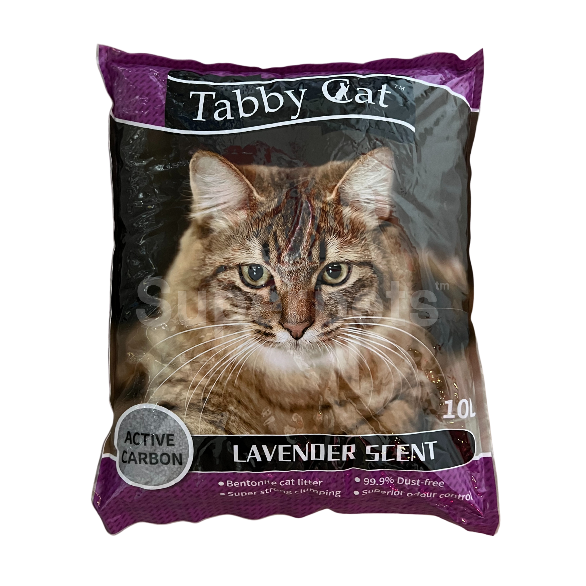 Tabby Cat - Clumping Cat Litter 10L - Lavender