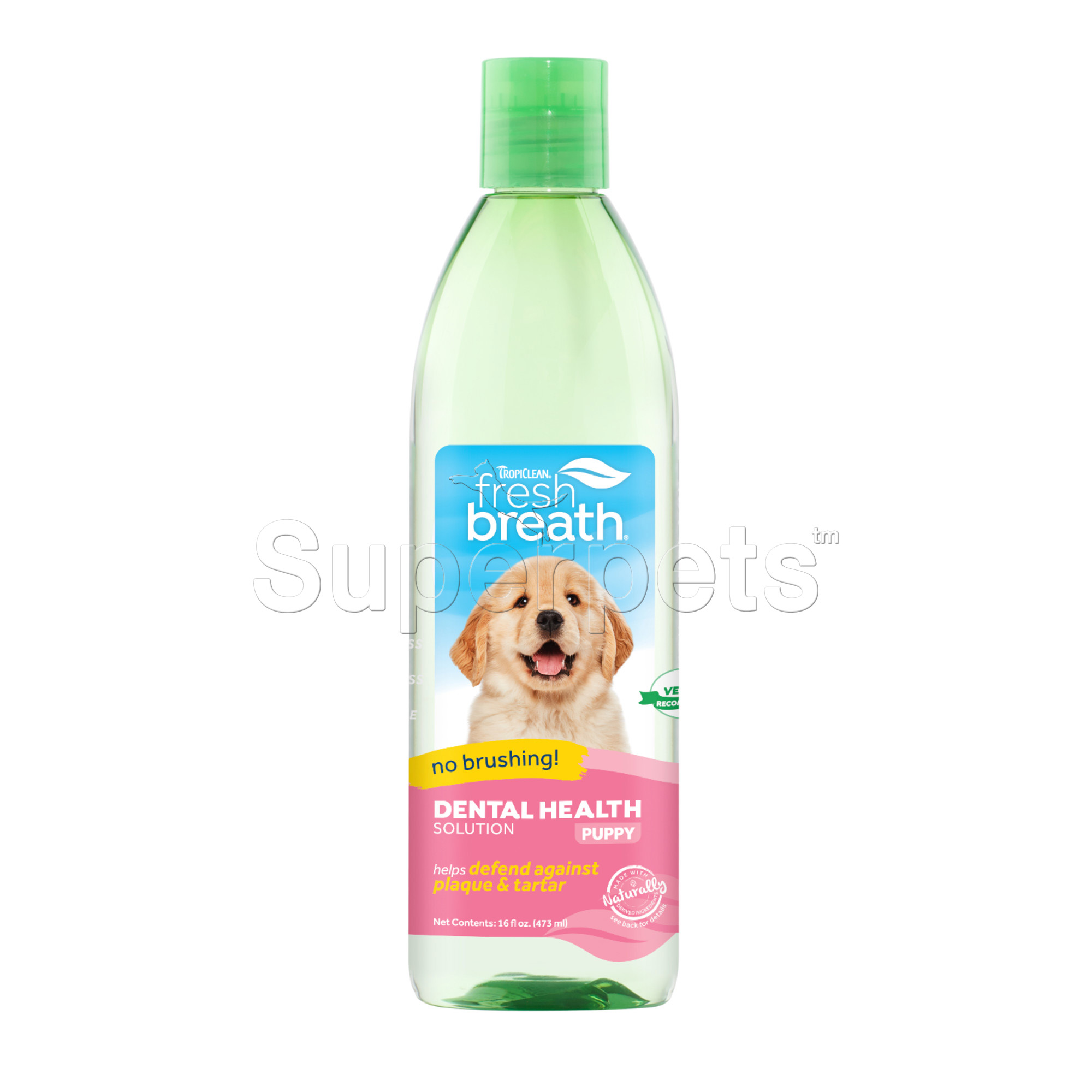 Tropiclean FRESH BREATH Oral Care Water Additive for Puppies 16oz (473ml)