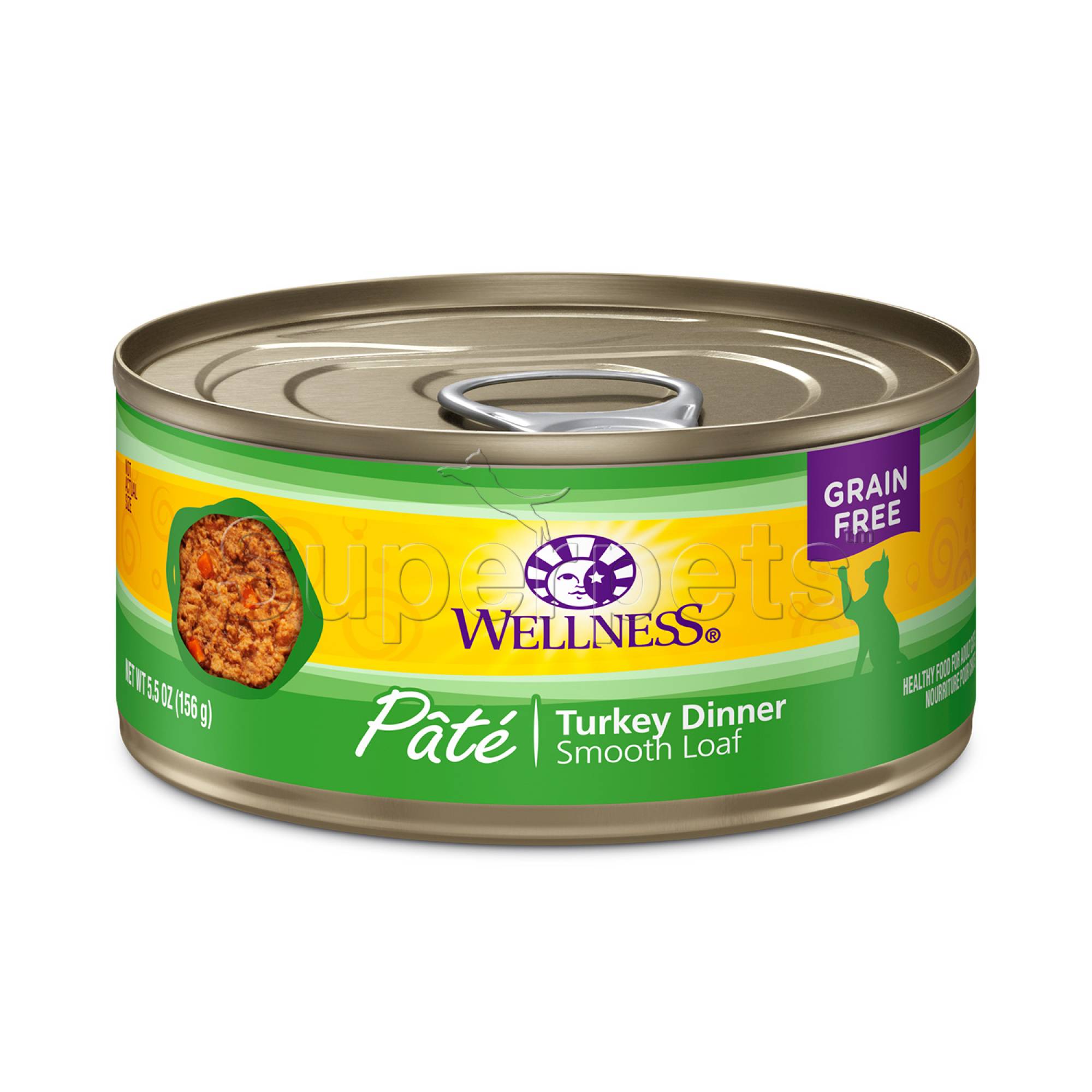 Wellness - Cat Complete Health Grain-Free 156g Pate Turkey Dinner Smooth Loaf