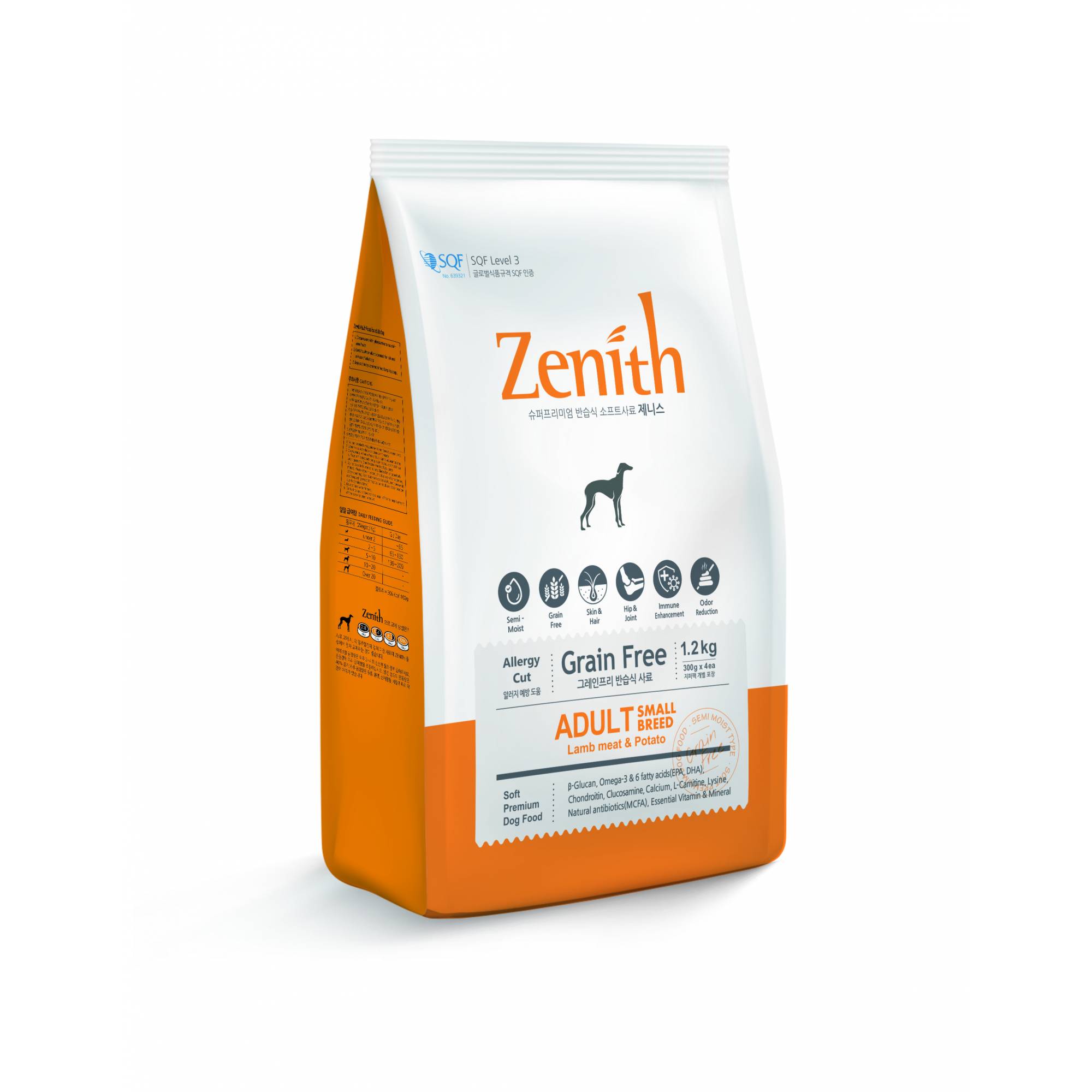 Bow Wow - Zenith Soft Kibble Small Breed Dry Dog Food 1.2kg (300g x 4 bags)