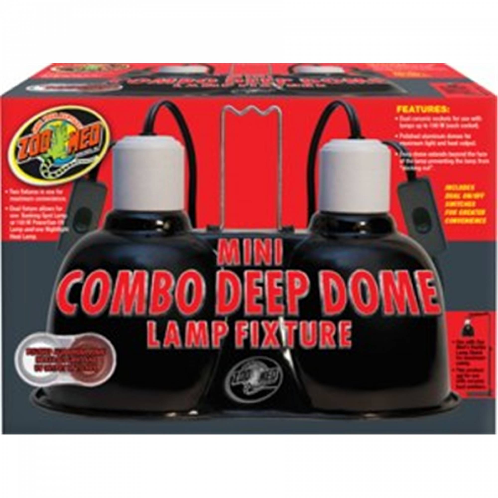 ZooMed ZMLF19EC Mini Combo Deep Dome Lamp