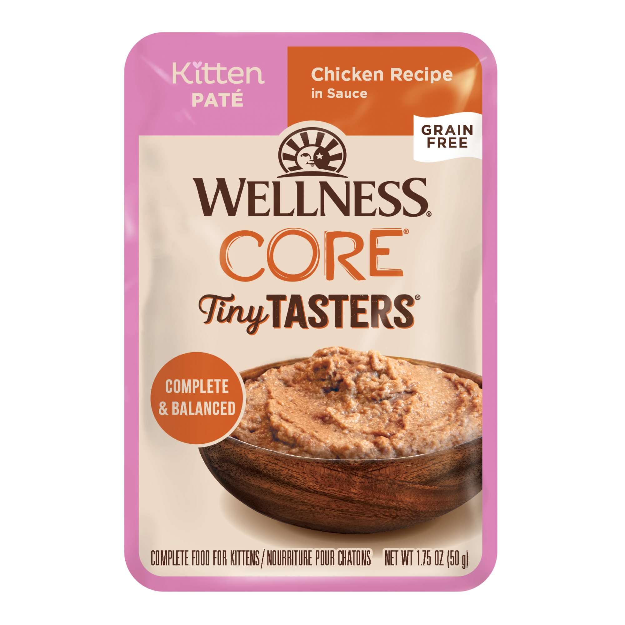 Wellness - Cat Core 50g Tiny Tasters Kitten Pate Chicken 1.75oz