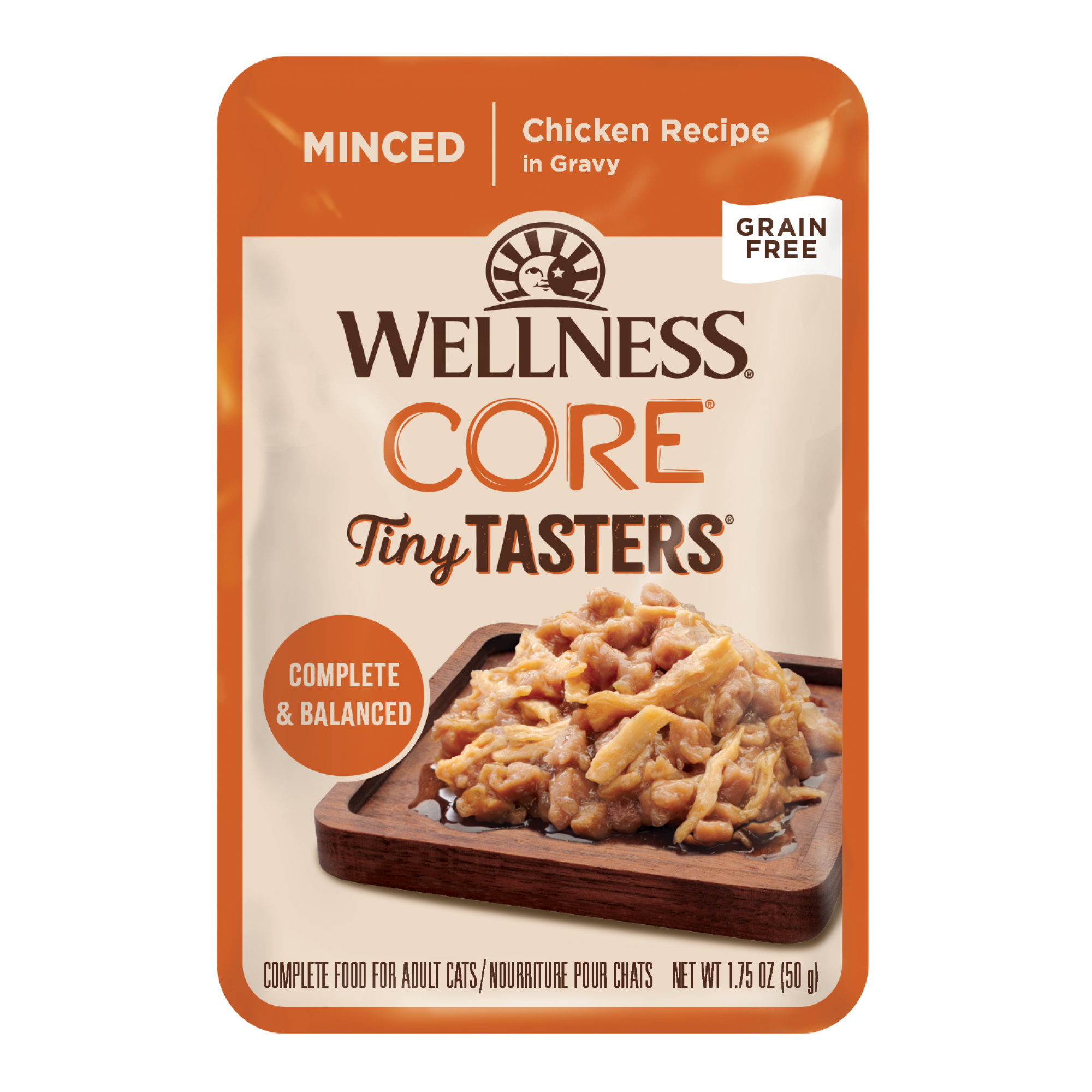 Wellness - Cat Core 50g Tiny Tasters Minced Chicken 1.75oz
