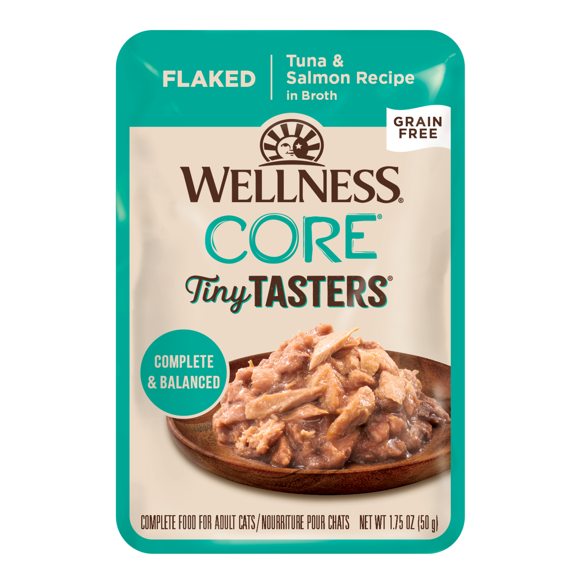 Wellness - Cat Core 50g Tiny Tasters Flaked Tuna & Salmon 1.75oz