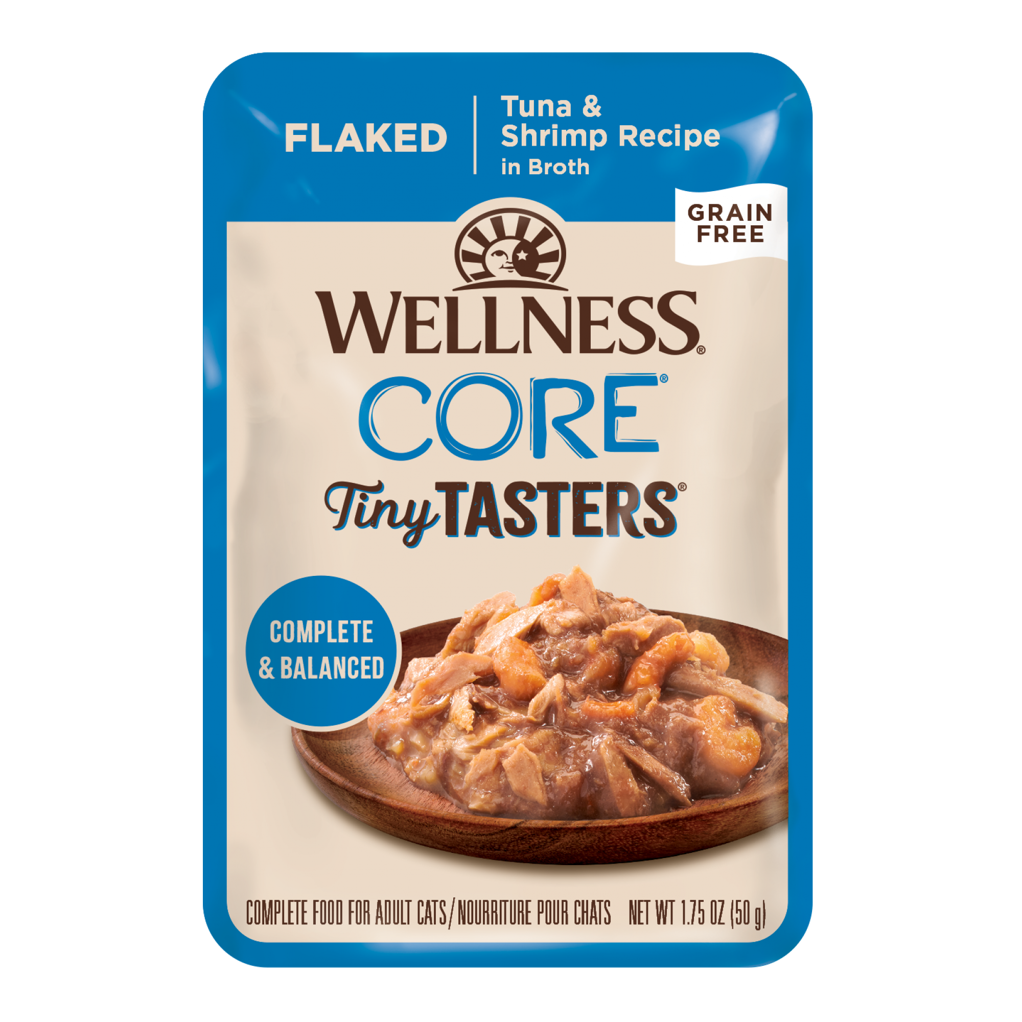 Wellness - Cat Core 50g Tiny Tasters Flaked Tuna & Shrimp 1.75oz